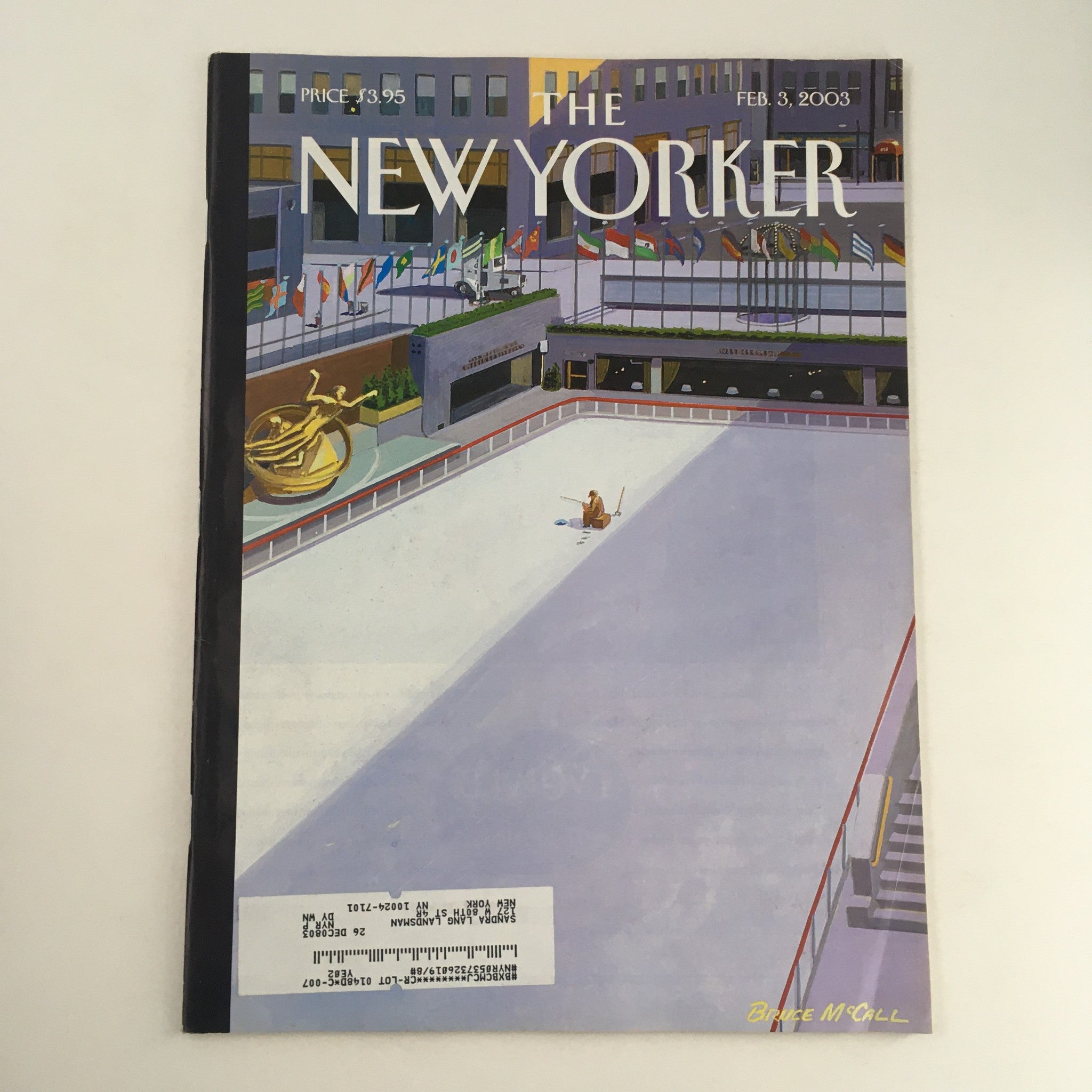 The New Yorker Full Magazine February 3 2003 Stocked Pond by Bruce McCall