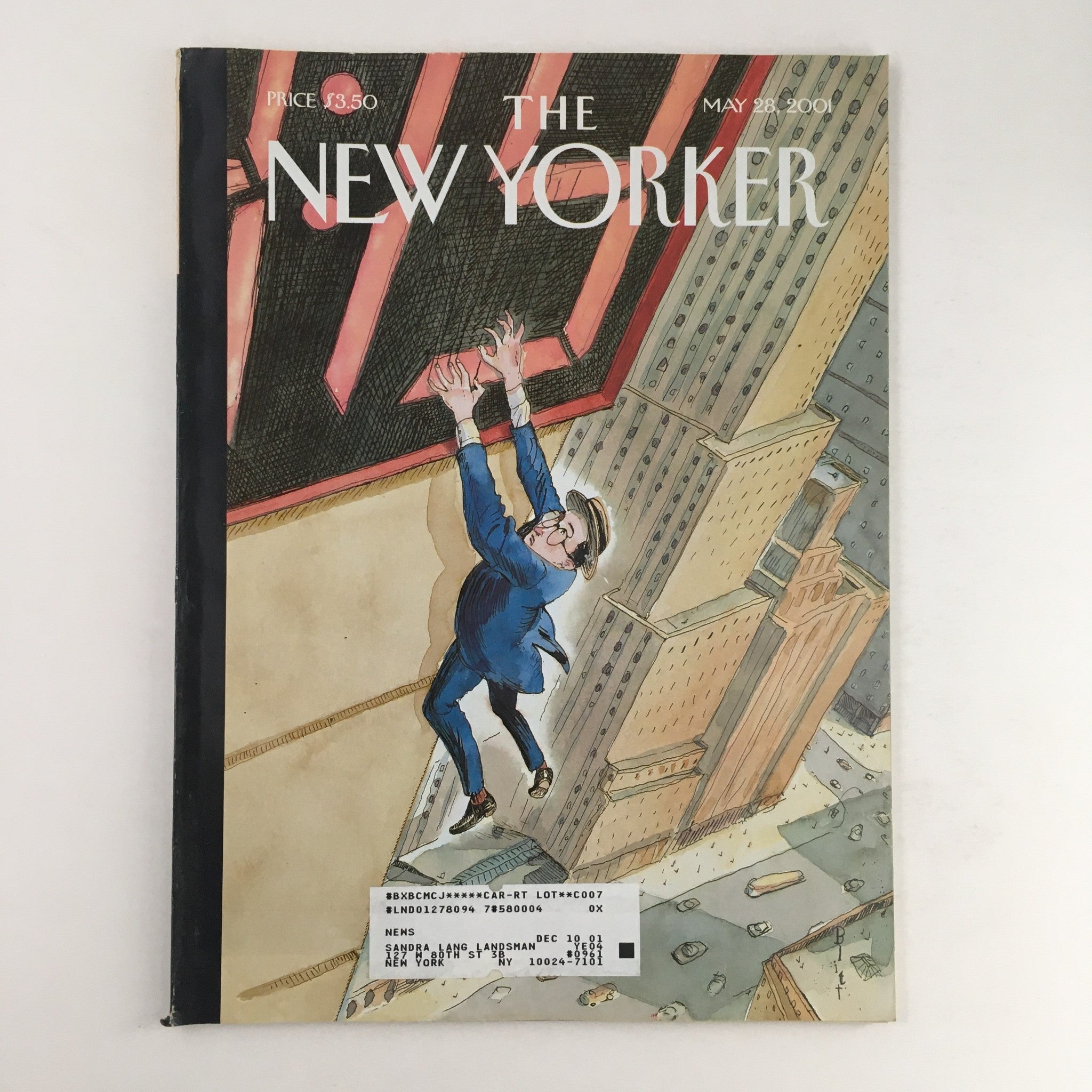 The New Yorker Full Magazine May 28 2001 Safety Last Again by Barry Blitt