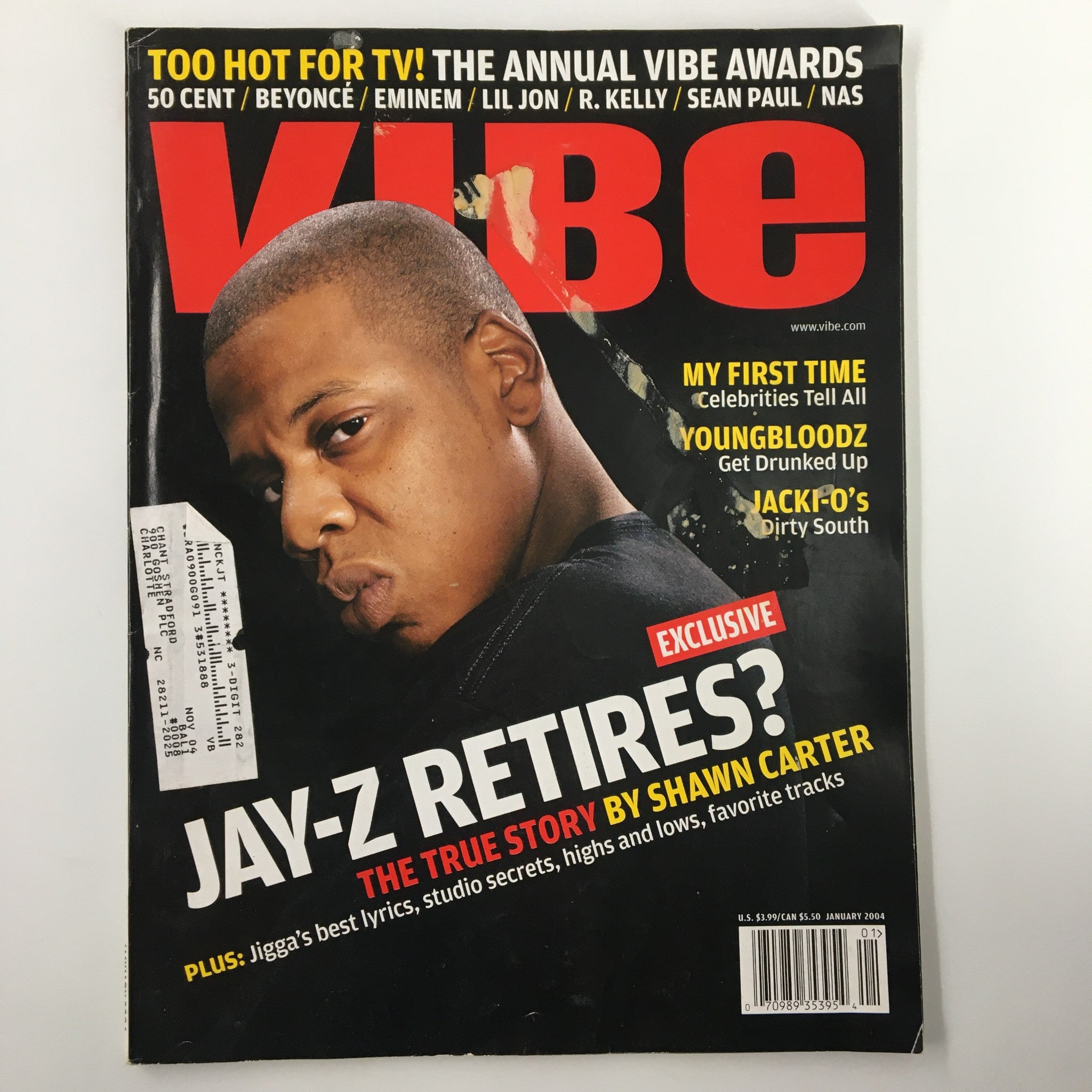 VIBE Magazine January 2004 Jay-Z Retires The True Story by Shawn Carter