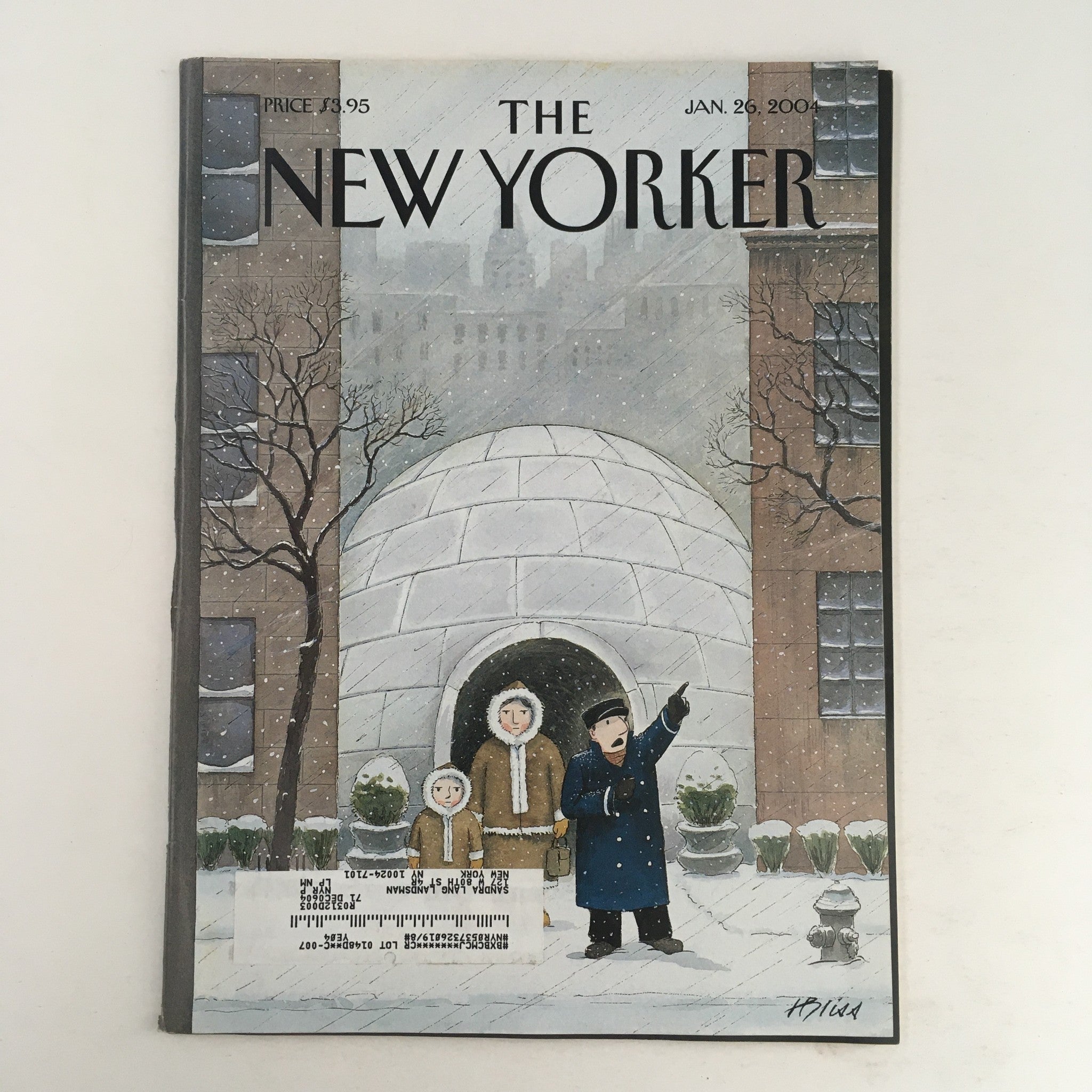 The New Yorker Full Magazine January 26 2004 Mush! by Harry Bliss