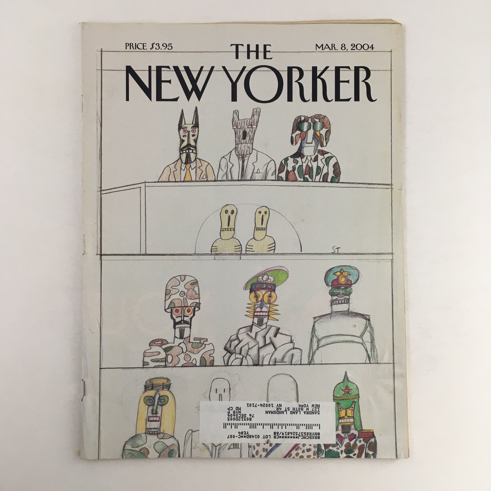 The New Yorker Full Magazine March 8 2004 Gospel Truths by Saul Steinberg