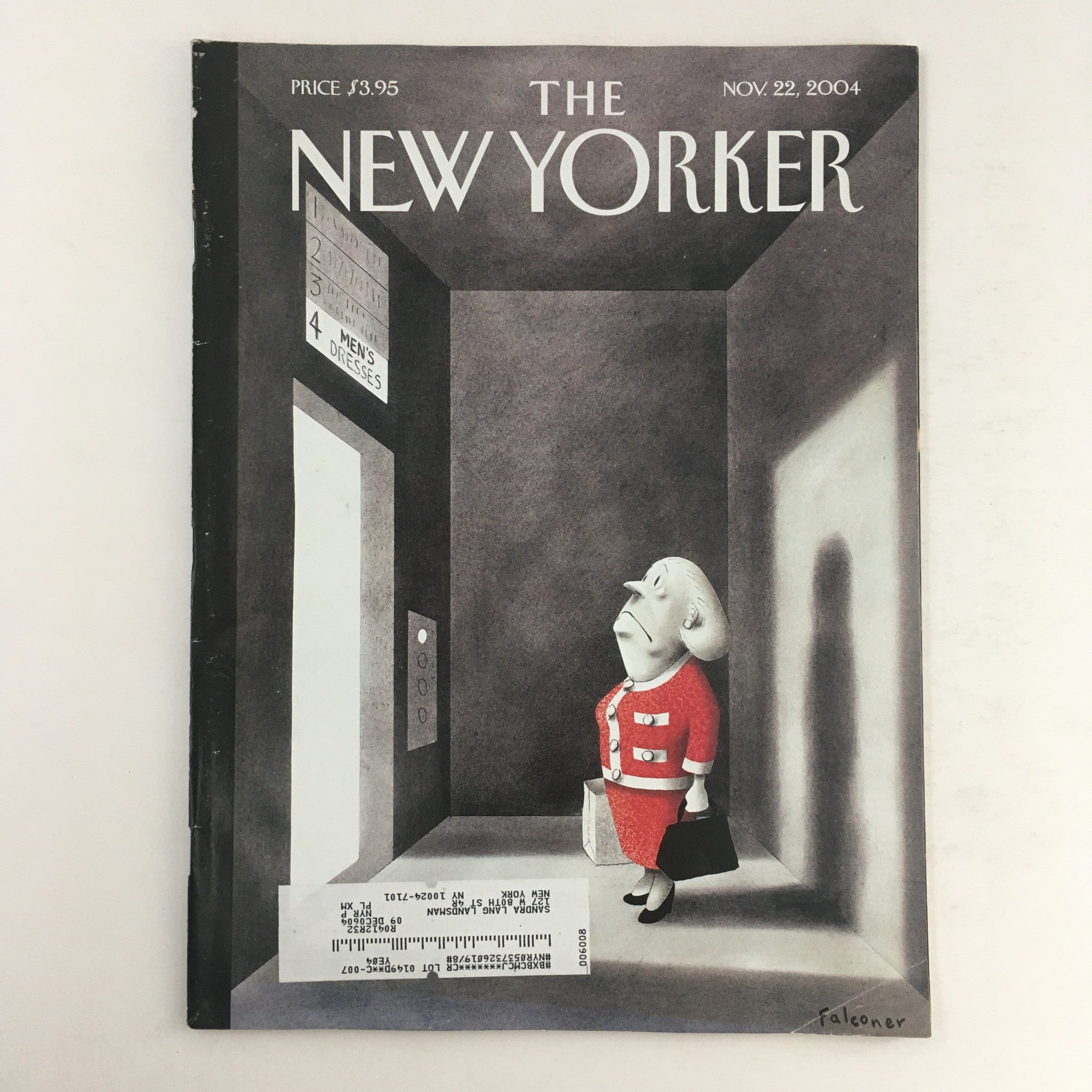 The New Yorker Full Magazine November 22 2004 Wrong Floor by Ian Falconer