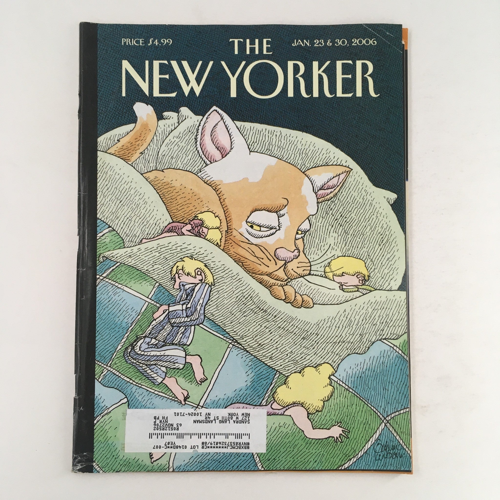 The New Yorker Full Magazine January 23 2006 Sleeping with Your Cat Gahan Wilson