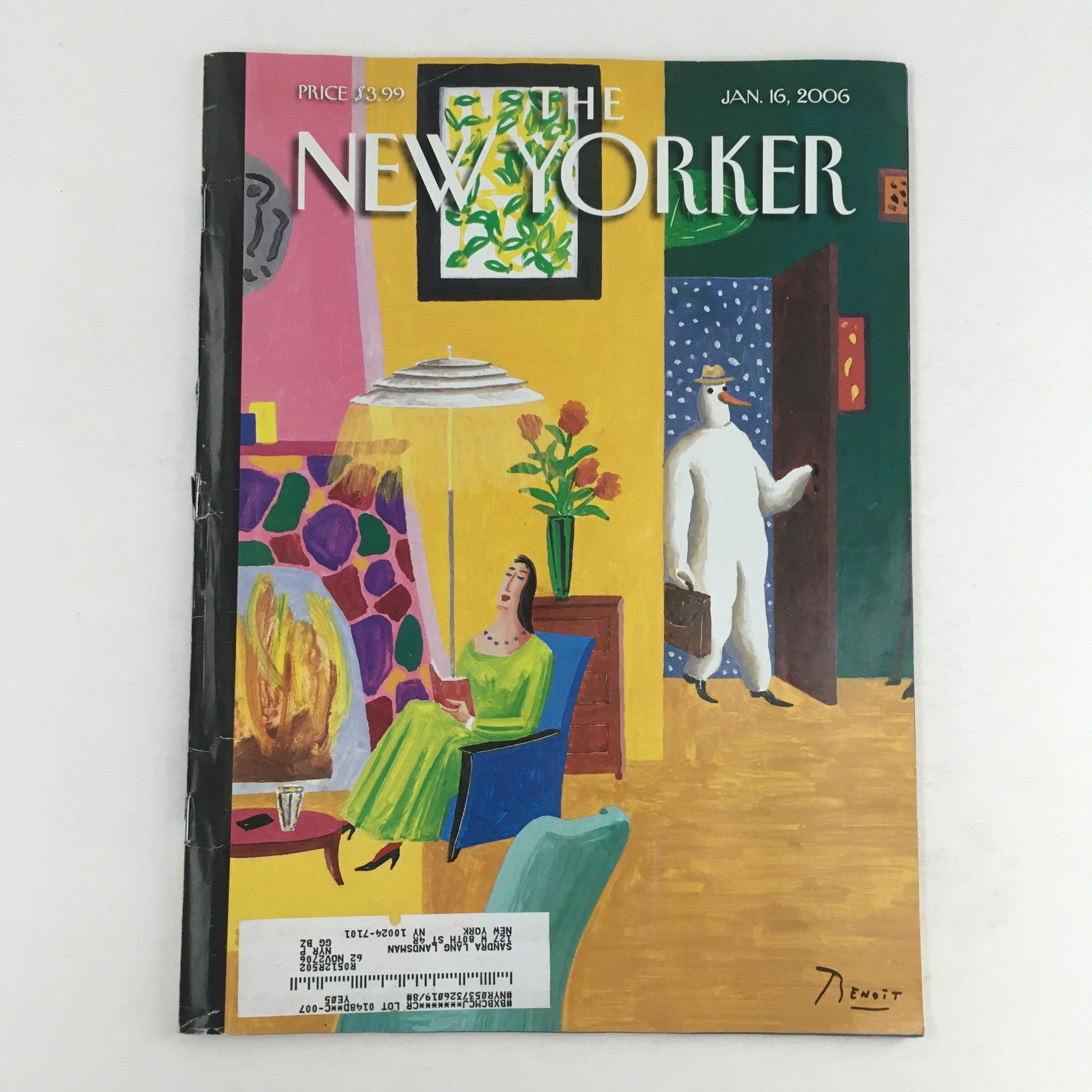 The New Yorker Full Magazine January 16 2006 Joys of Winter by Benoit van Innis