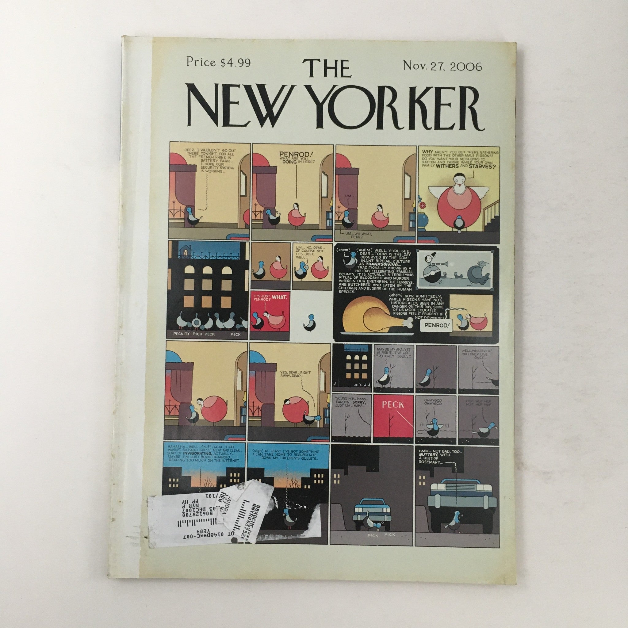 The New Yorker Full Magazine November 27 2006 Ethanol Absurdities Chris Ware