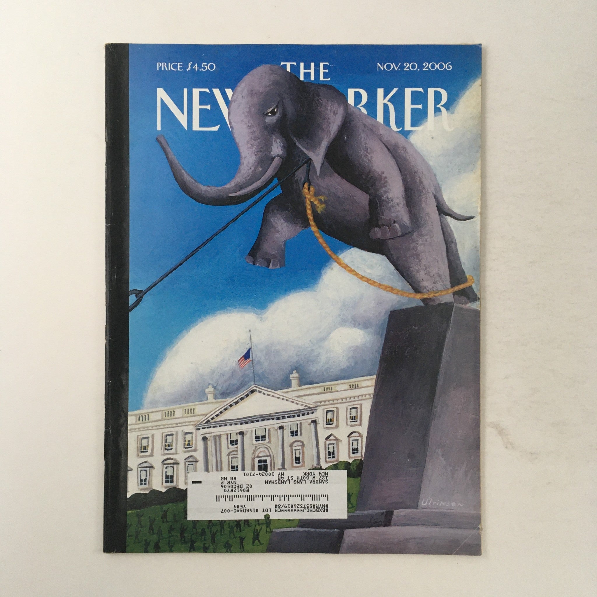 The New Yorker Magazine November 20 2006 To the Elephant Graveyard Mark Ulriksen