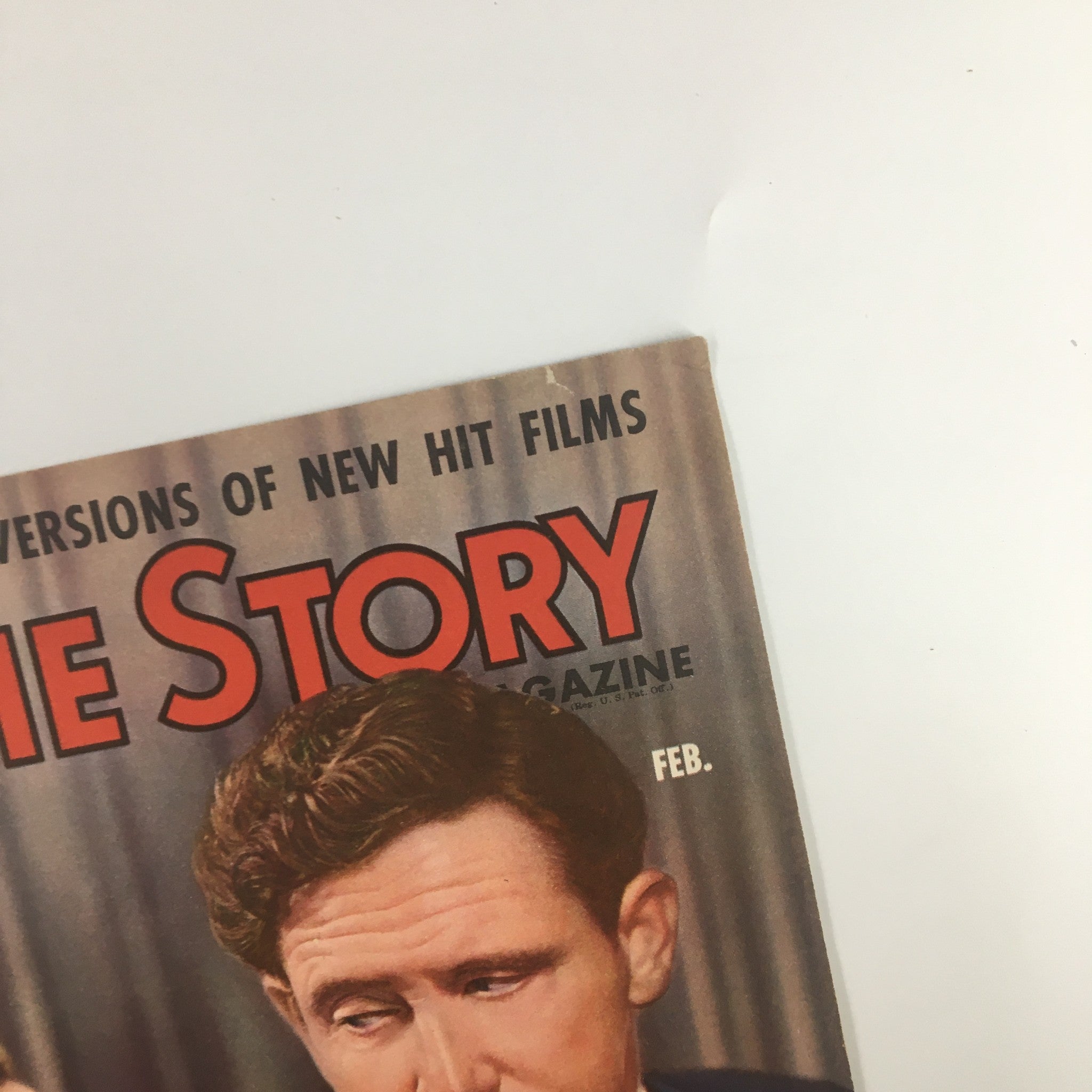 COVER ONLY Movie Story Magazine February 1943 Katharine Hepburn No Label