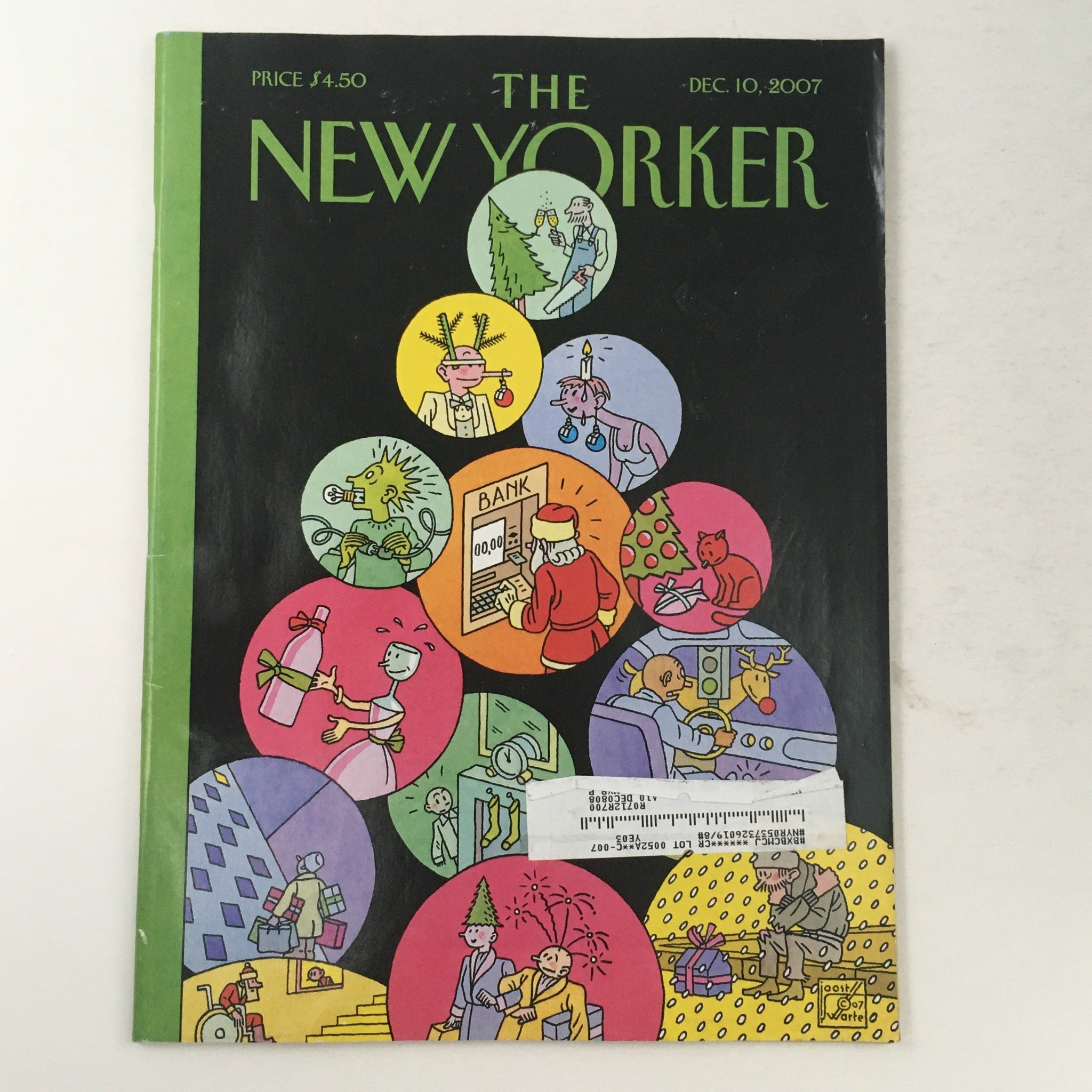 The New Yorker Magazine December 10 2007 Lower East Side Synagogue Joost Swarte