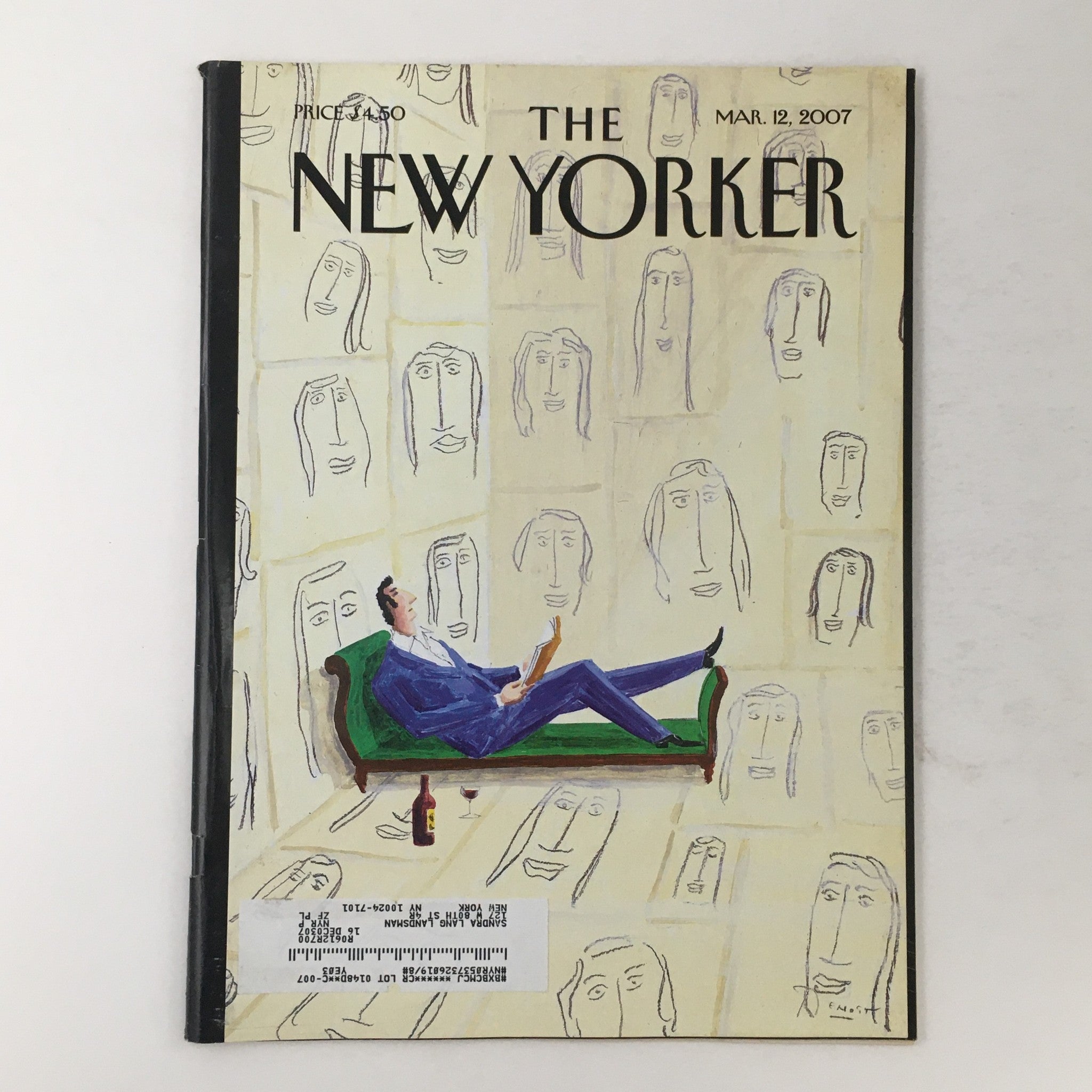 The New Yorker Full Magazine March 12 2007 The Different Faces Benoit van Innis