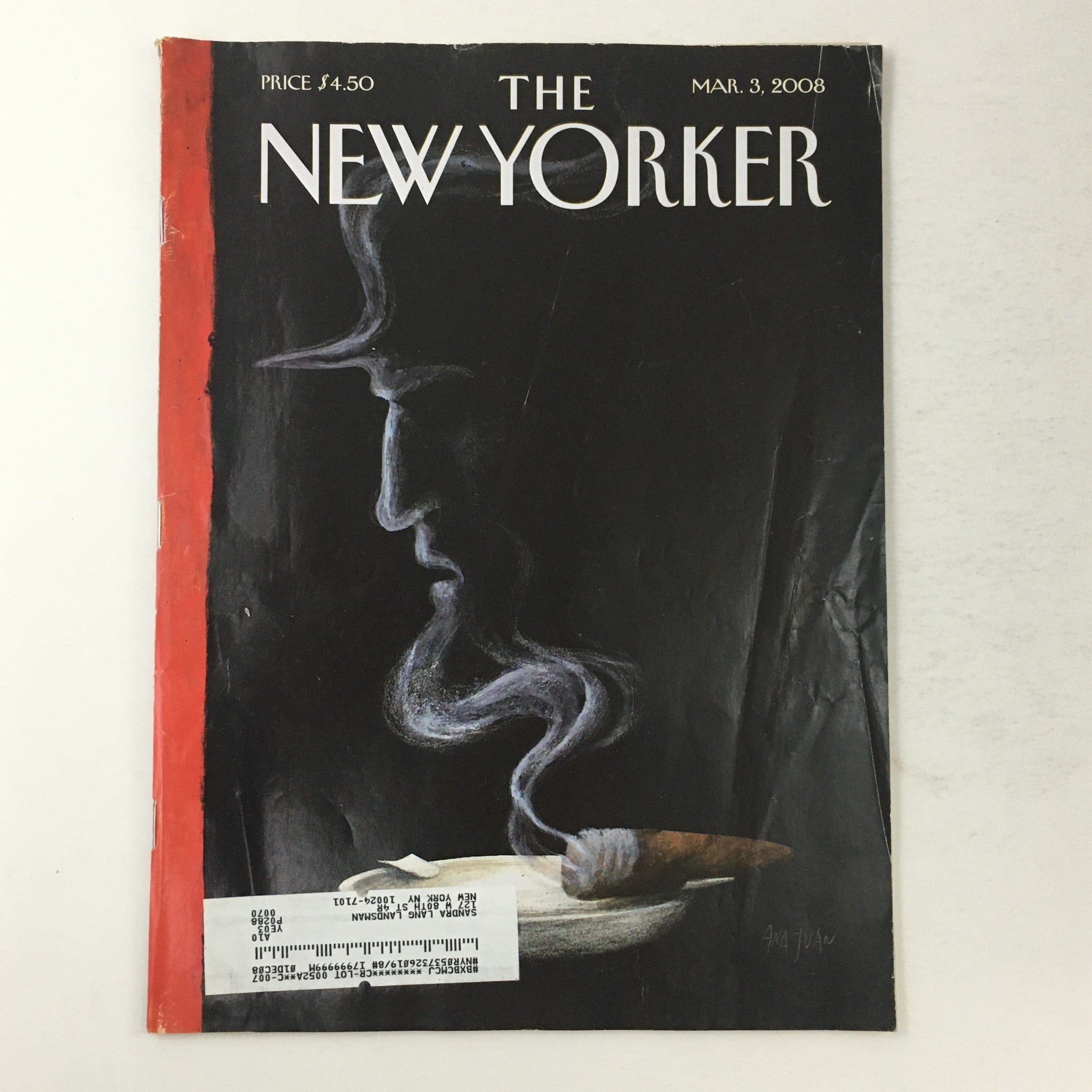 The New Yorker Full Magazine March 3 2008 Fading by Ana Juan