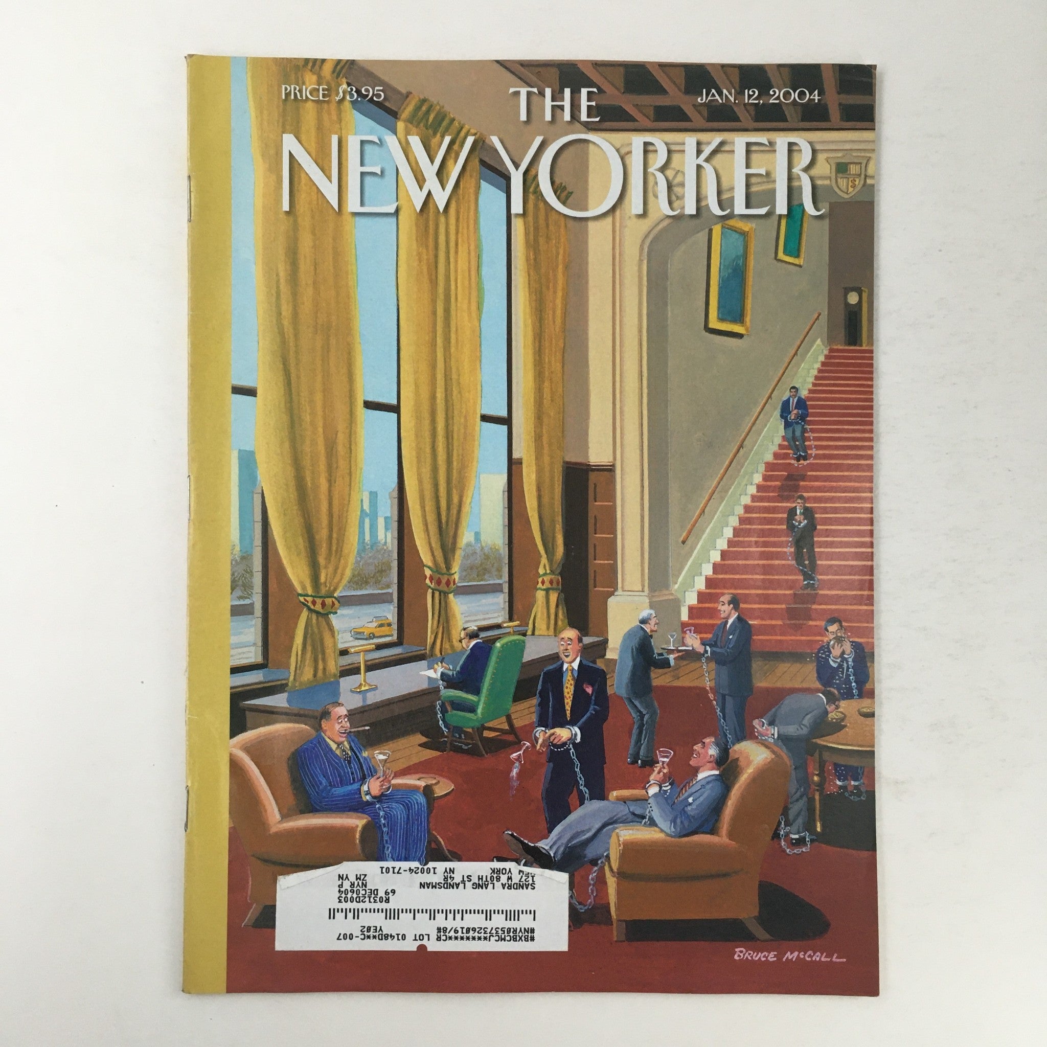 The New Yorker Full Magazine January 12 2004 Rich Prisoners by Bruce McCall VG