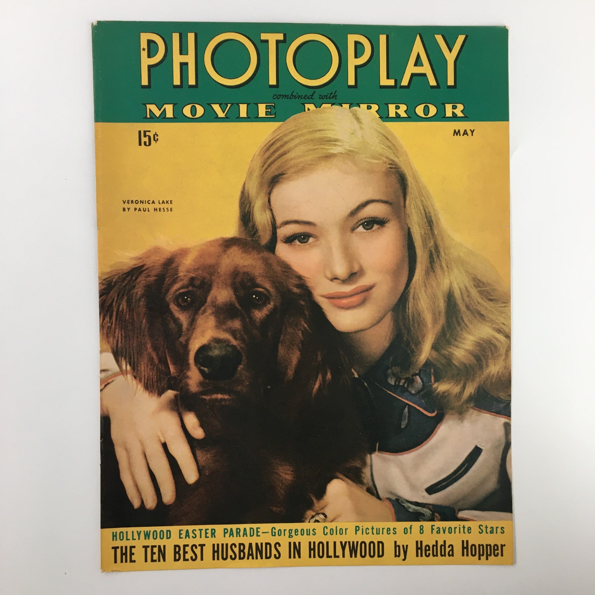 COVER ONLY Photoplay Movie Mirror Magazine May 1943 Veronica Lake No Label