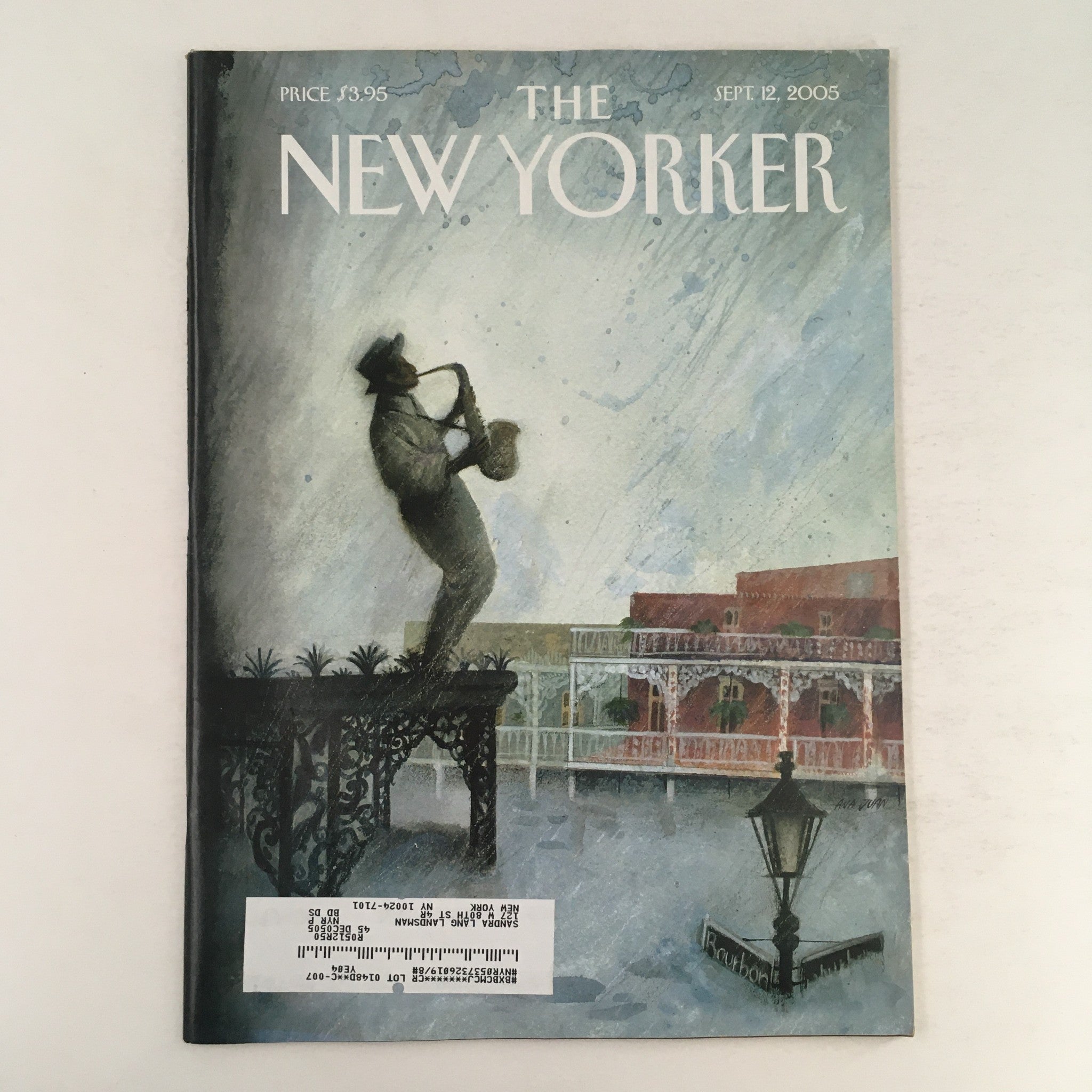 The New Yorker September 12 2005 Full Magazine Theme Cover by Ana Juan VG