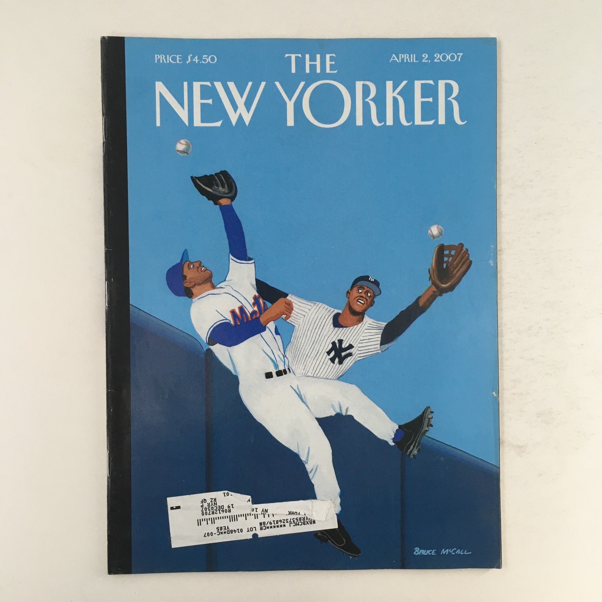 The New Yorker Full Magazine April 2 2007 Double Take Cover Bruce McCall VG