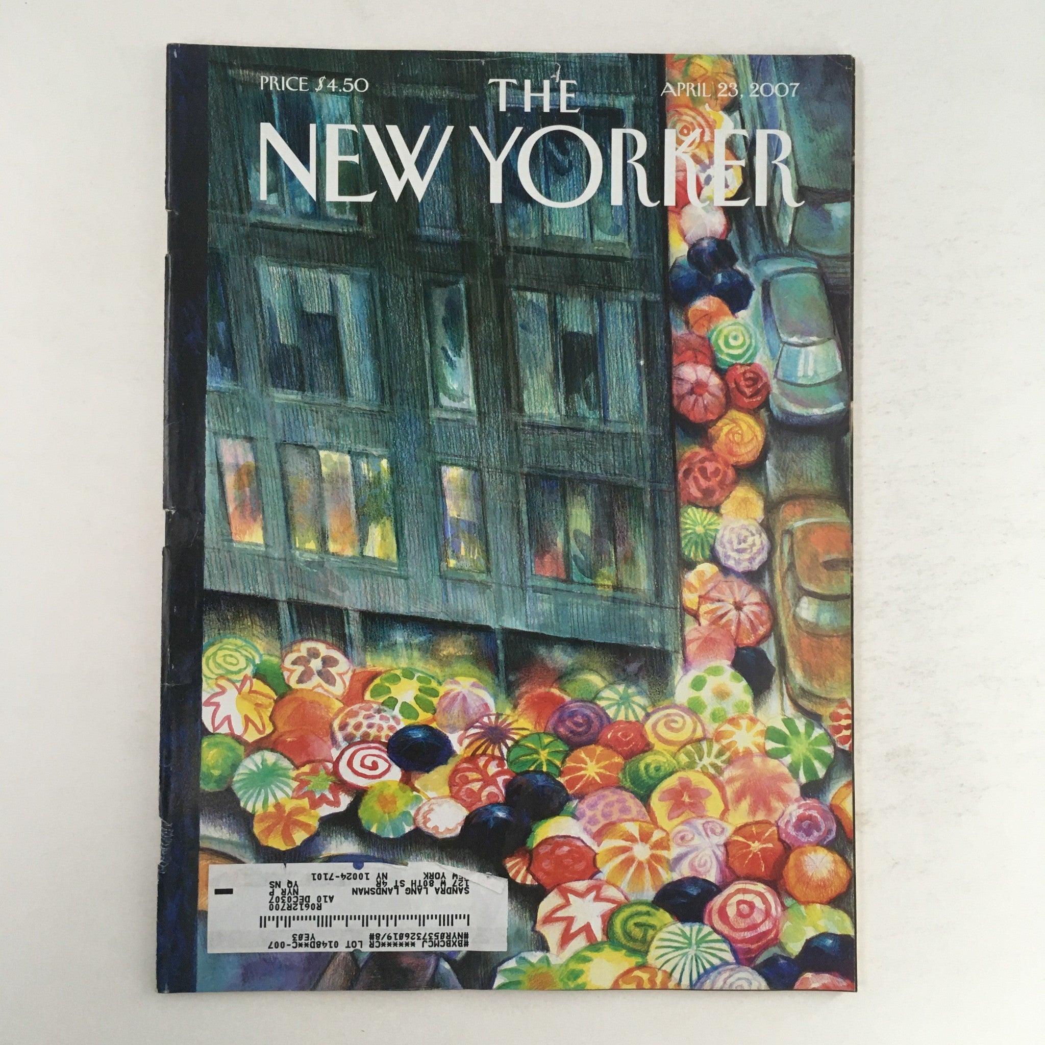 The New Yorker Full Magazine April 23 2007 Umbrella's by Carter Godorich VG