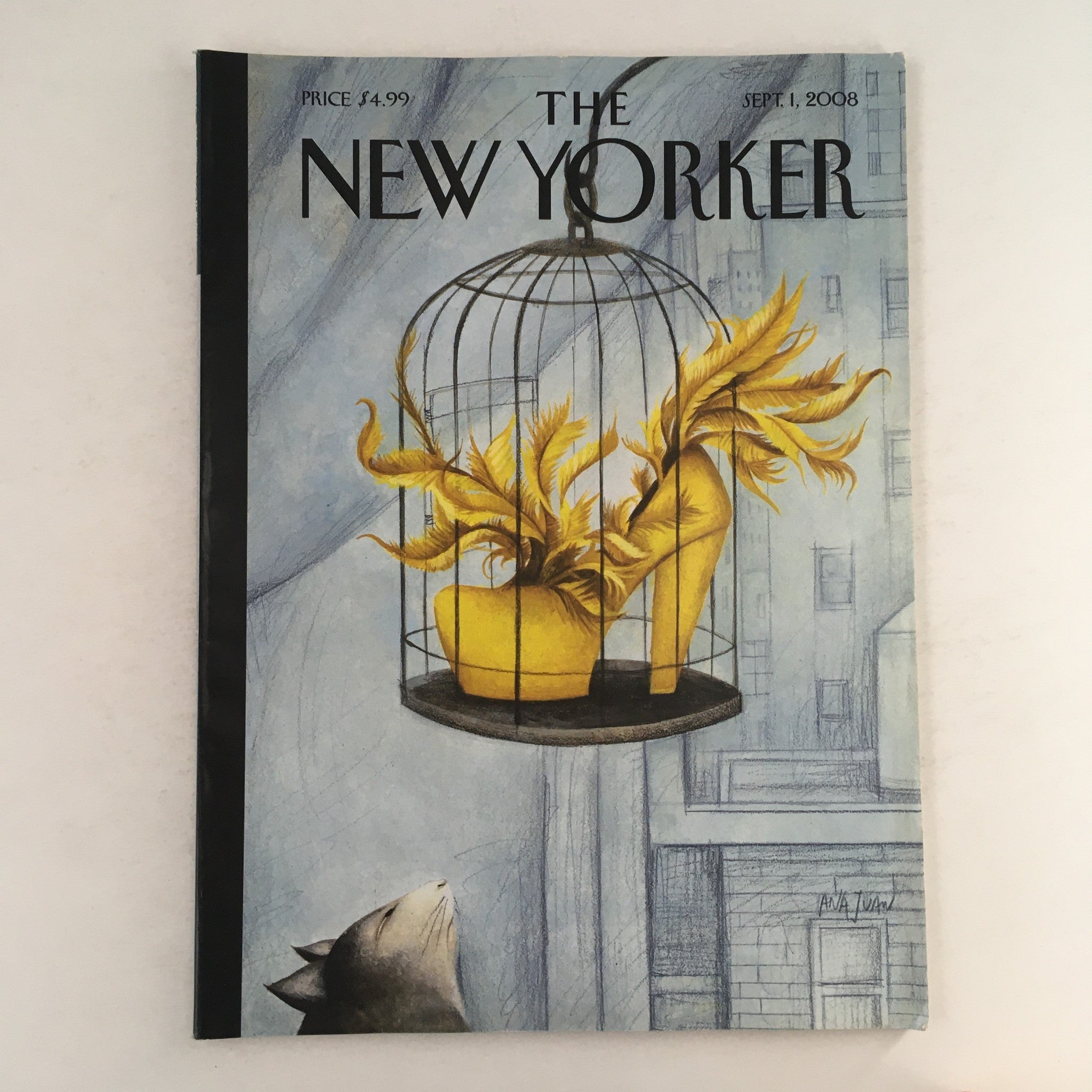 The New Yorker Full Magazine September 1 2008 The Cage by Ana Juan VG