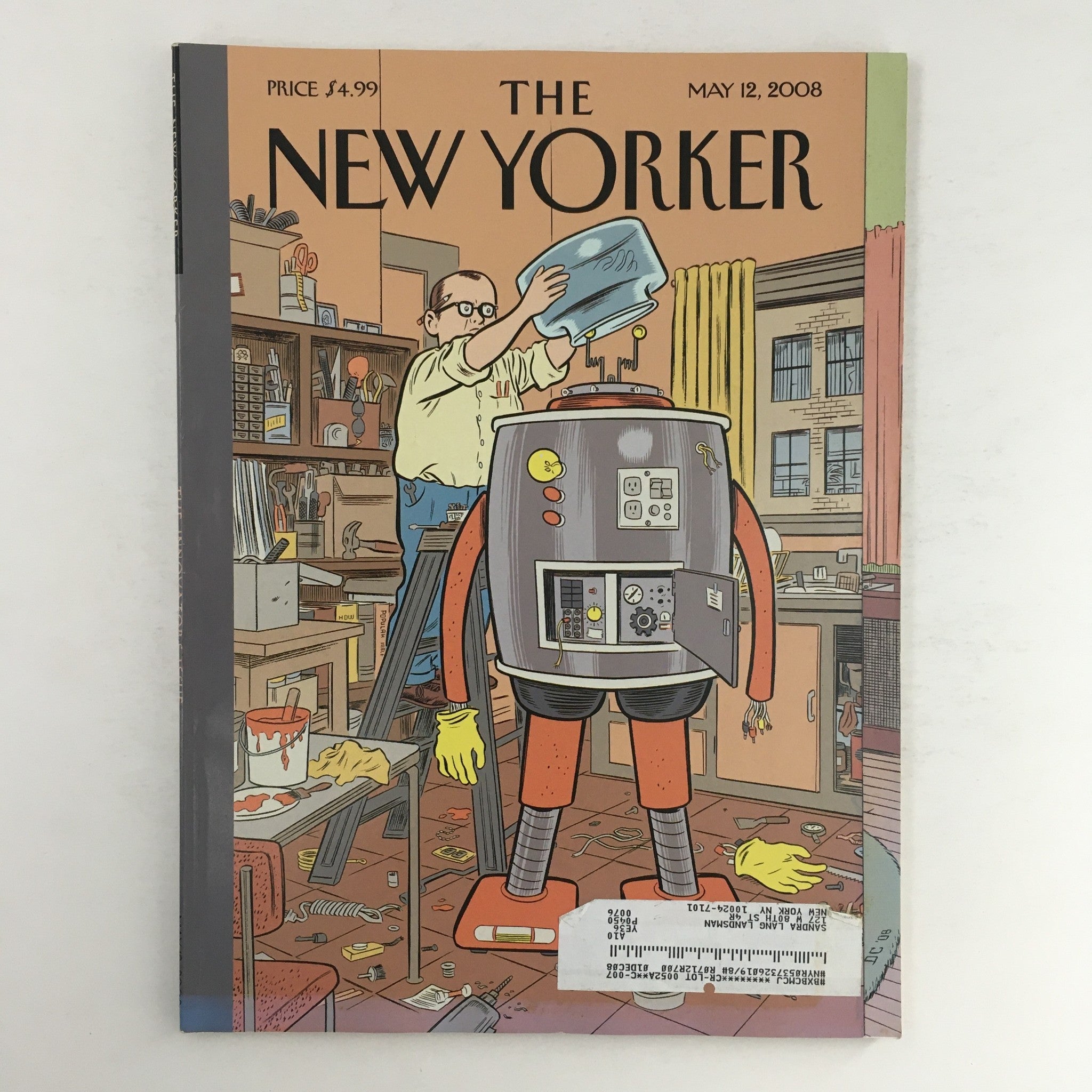 The New Yorker Full Magazine May 12 2008 Man's Best Friend Dan Clowes VG