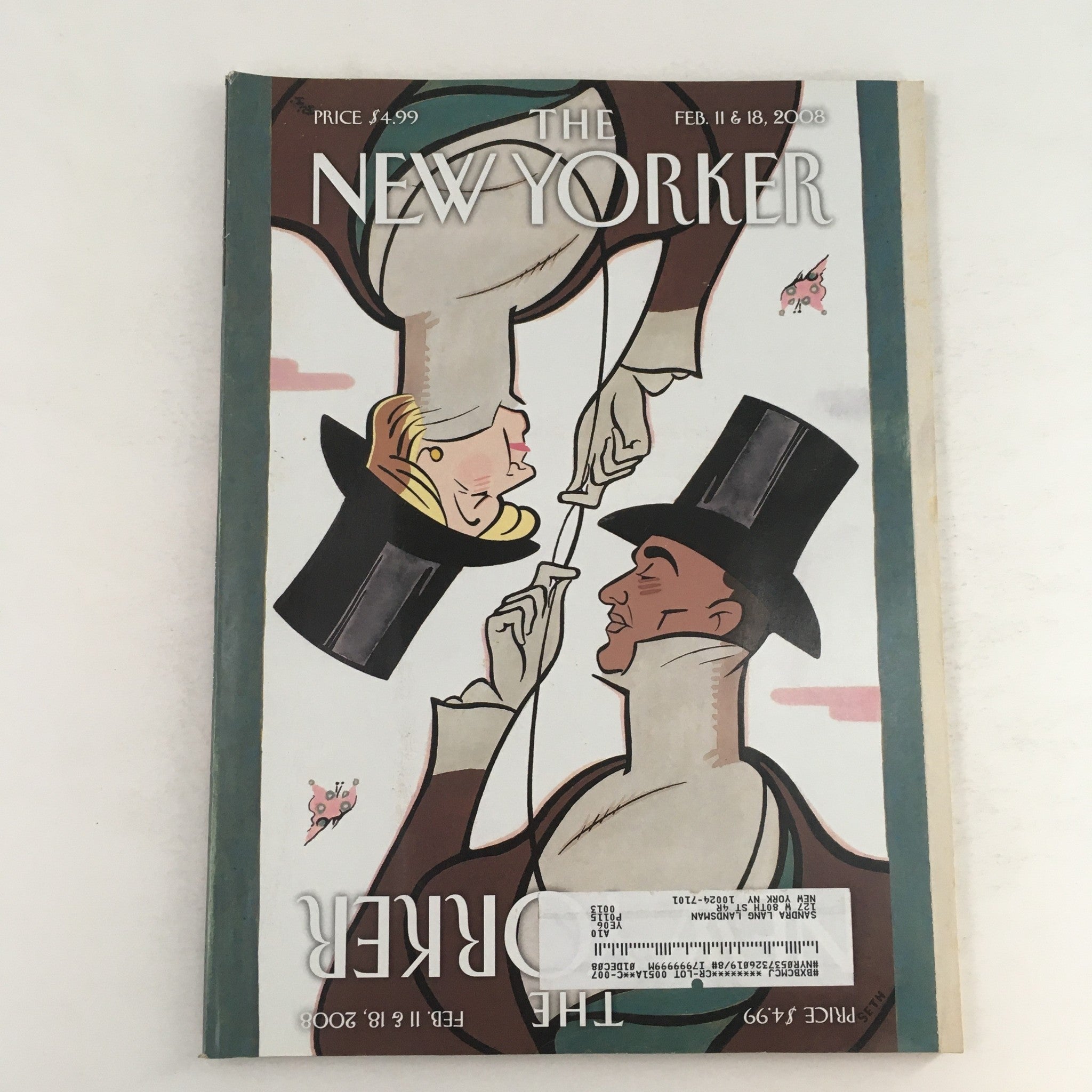 The New Yorker Full Magazine February 11 2008 Free Radicals by Rea Irvin VG