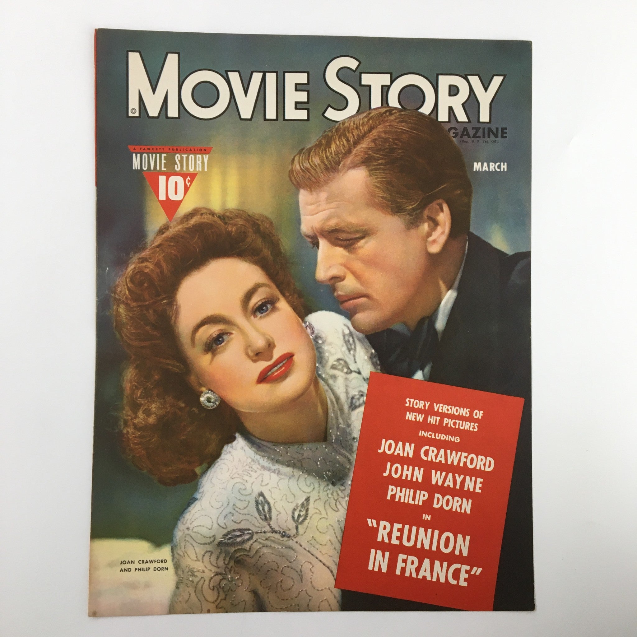 COVER ONLY Movie Story Magazine March 1942 Joan Crawford, Philip Dorn No Label