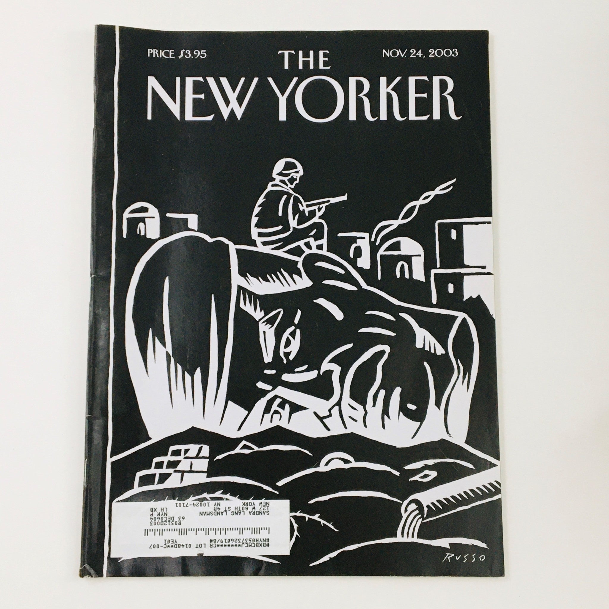 The New Yorker Full Magazine November 24 2003 The Occupation Anthony Russo VG