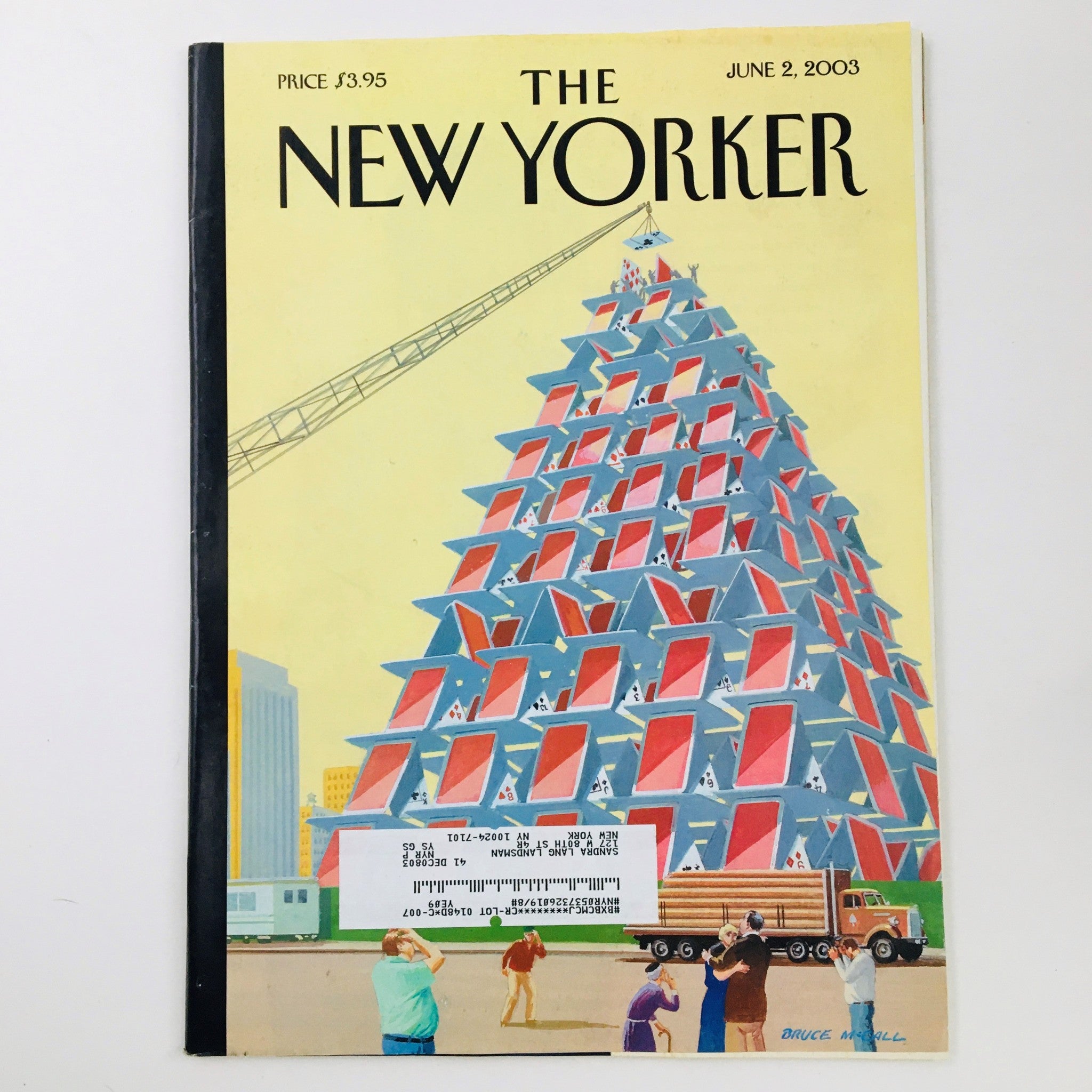 The New Yorker Full Magazine June 2 2003 House of Cards by Bruce McCall VG