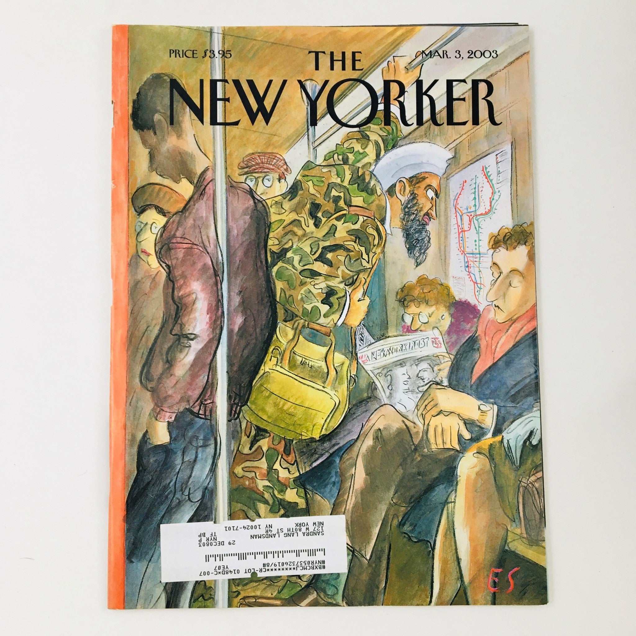 The New Yorker Full Magazine March 3 2003 Tourist by Edward Sorel VG