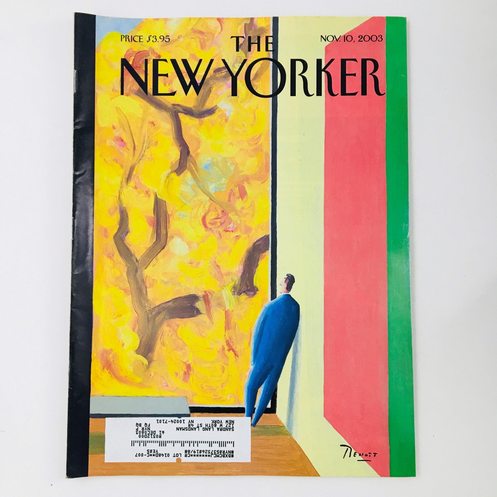 The New Yorker Magazine November 10 2003 A Pretty Picture by Benoit van Innis