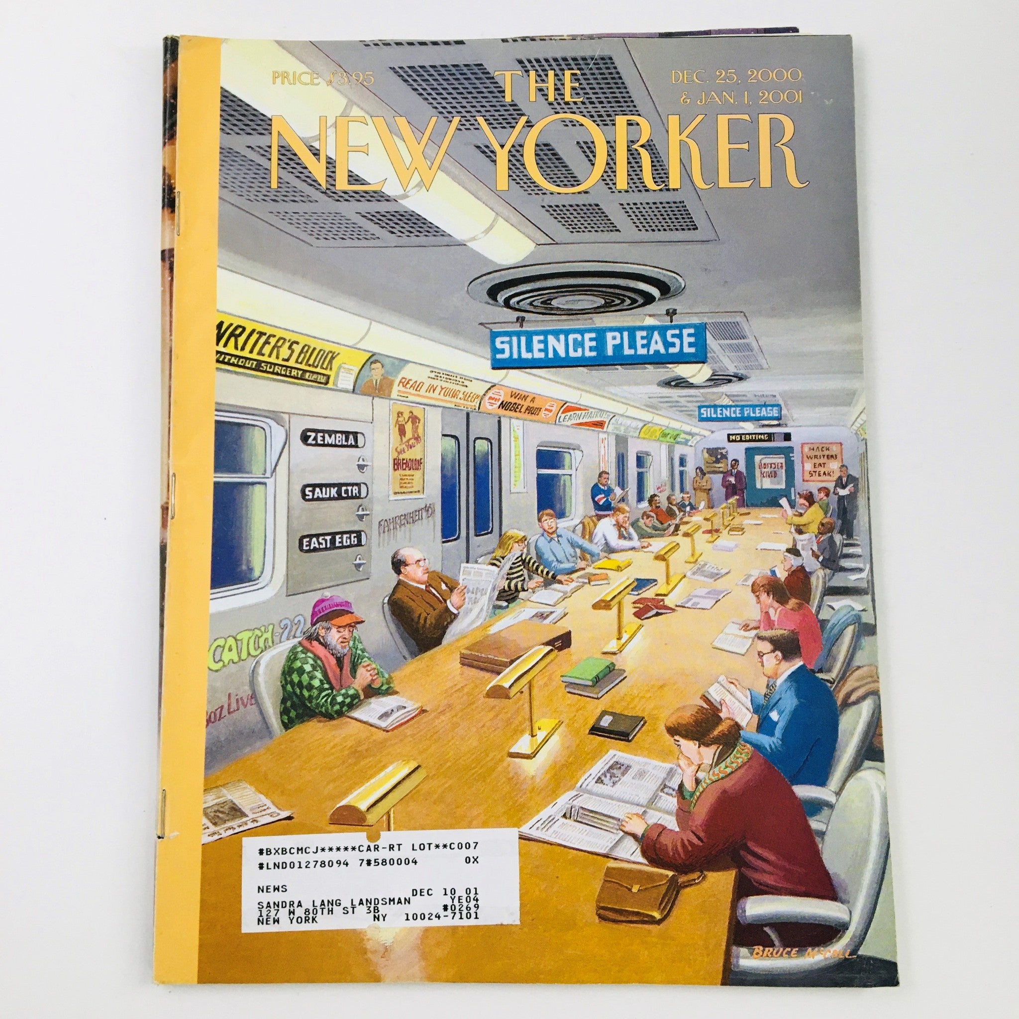 The New Yorker Full Magazine December 25 2000 Under Two Flags by Bruce McCall