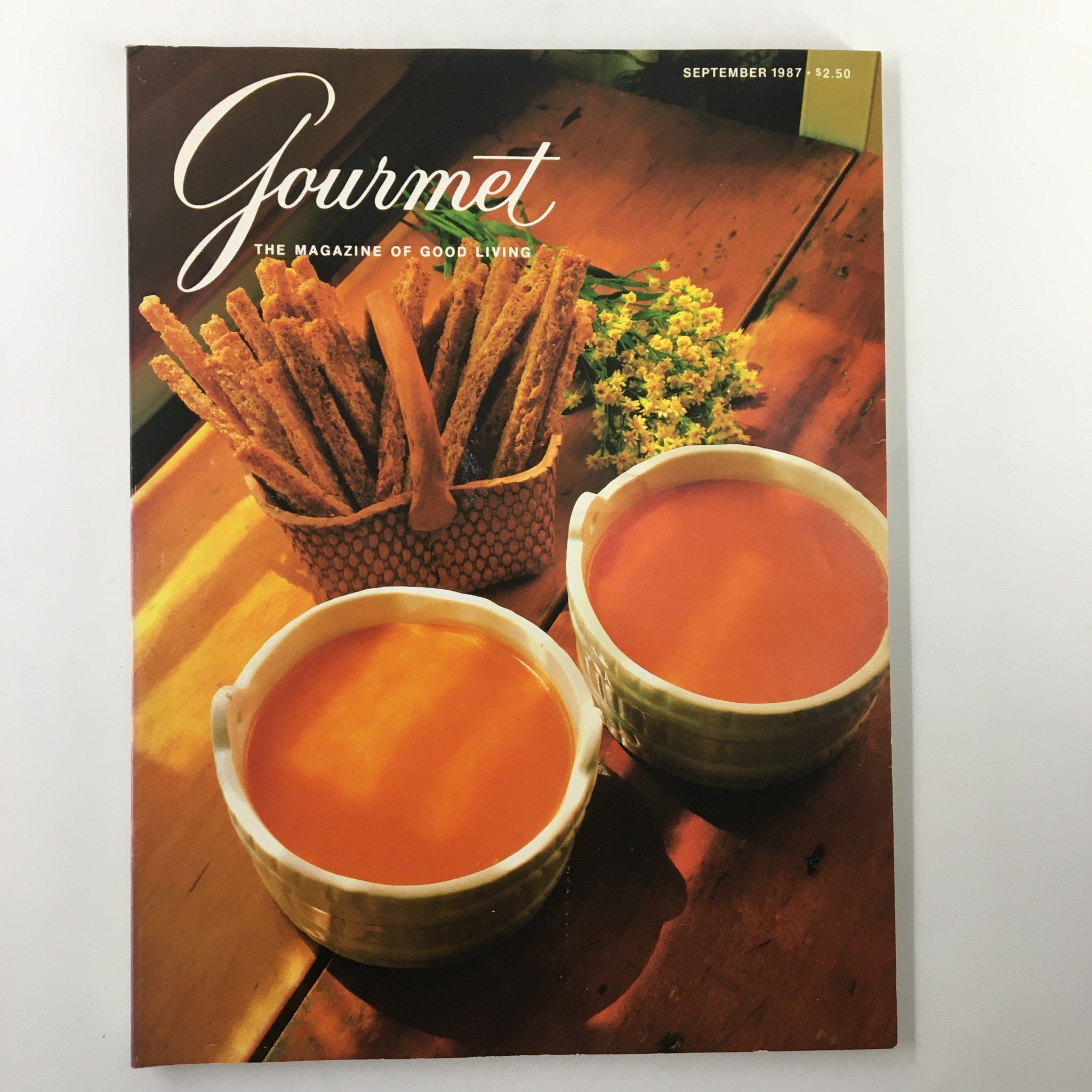 VTG Gourmet Magazine September 1987 The Gastronomic World of Balzac No Label