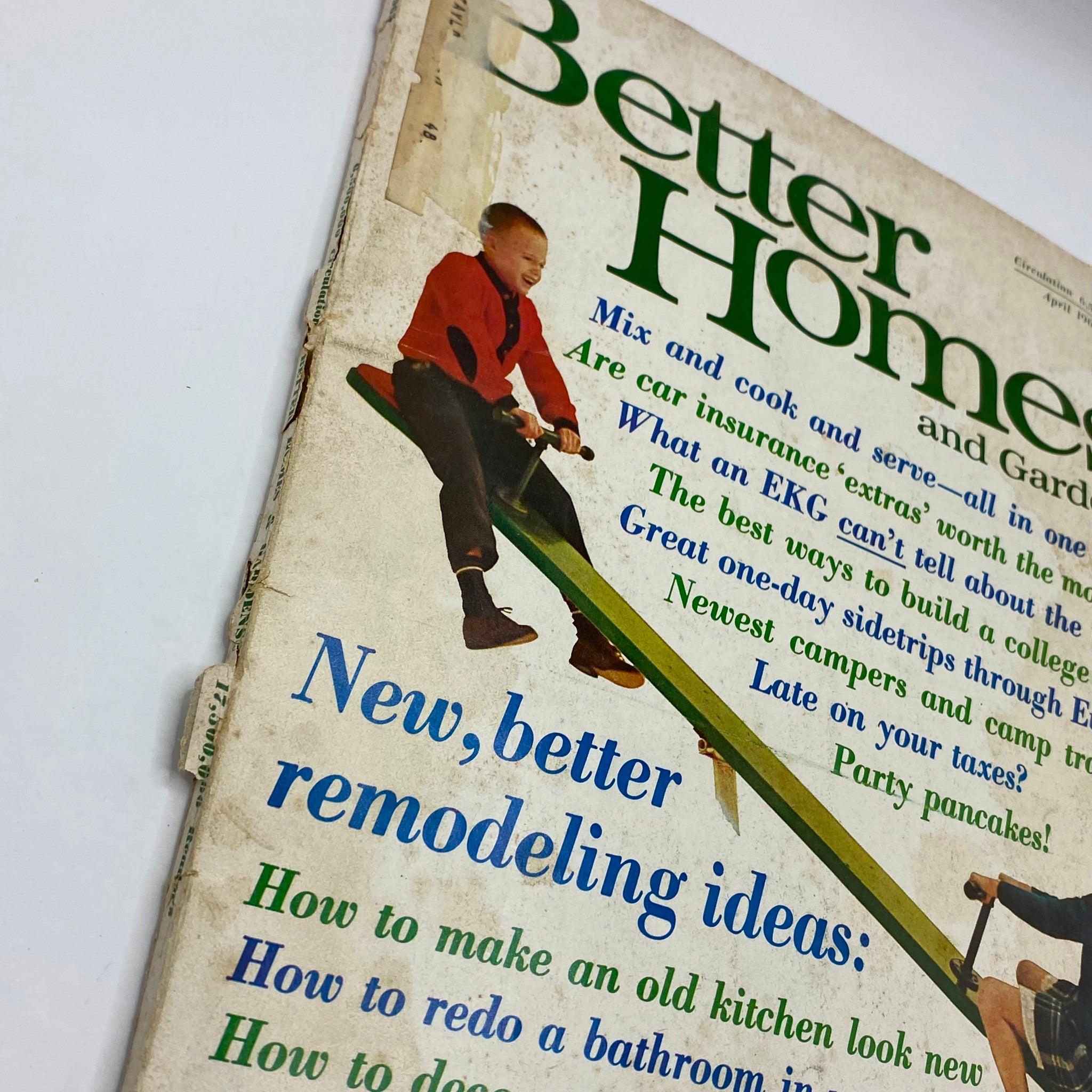 VTG Better Homes & Gardens Magazine April 1965 Mix and Cook and Serve