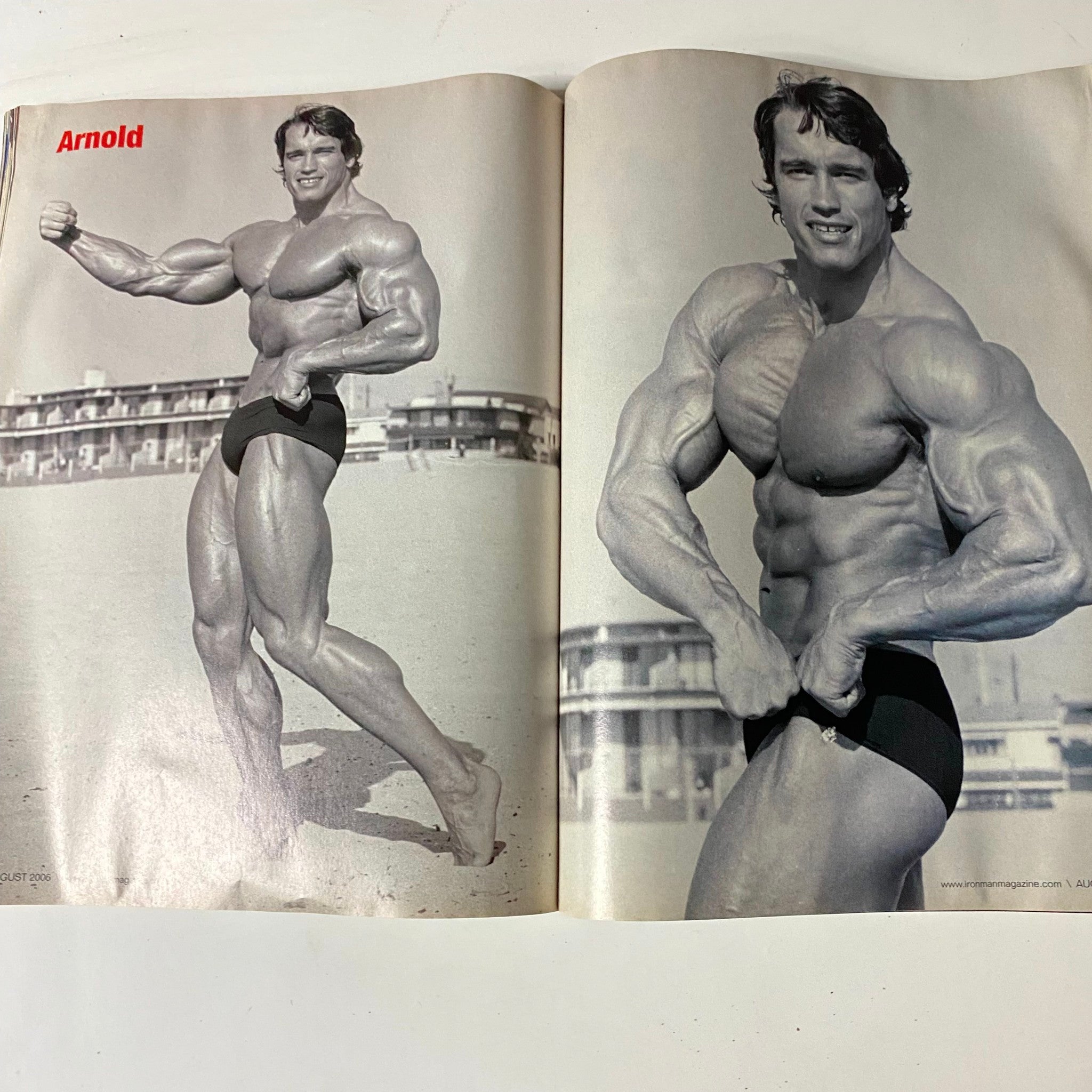 Iron Man Magazine August 2006 Arnold Schwarzenegger Cover No Label