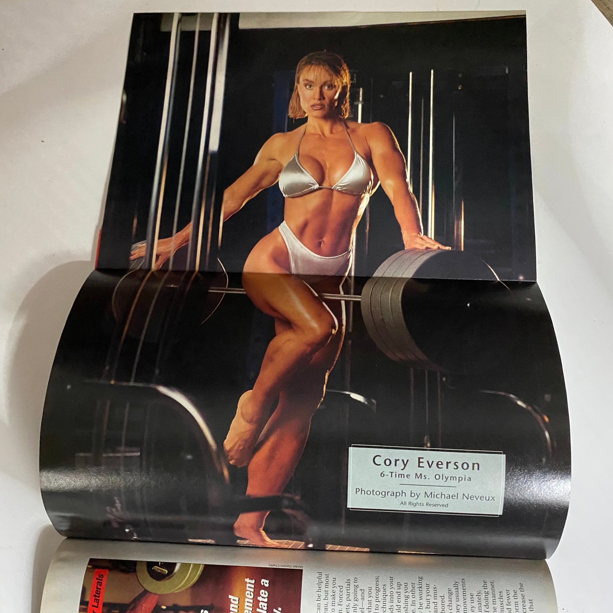 Iron Man Magazine October 2005 Cory Everson w Poster No Label