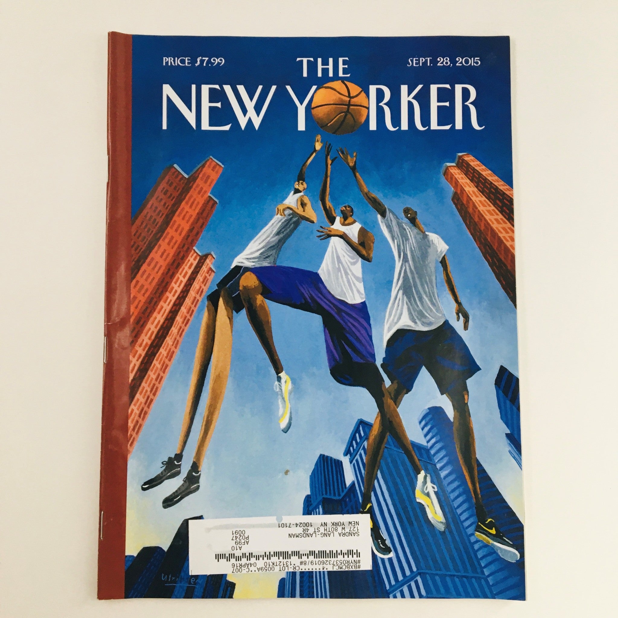 The New Yorker September 28 2015 Full Magazine Theme Cover by Mark Ulriksen VG