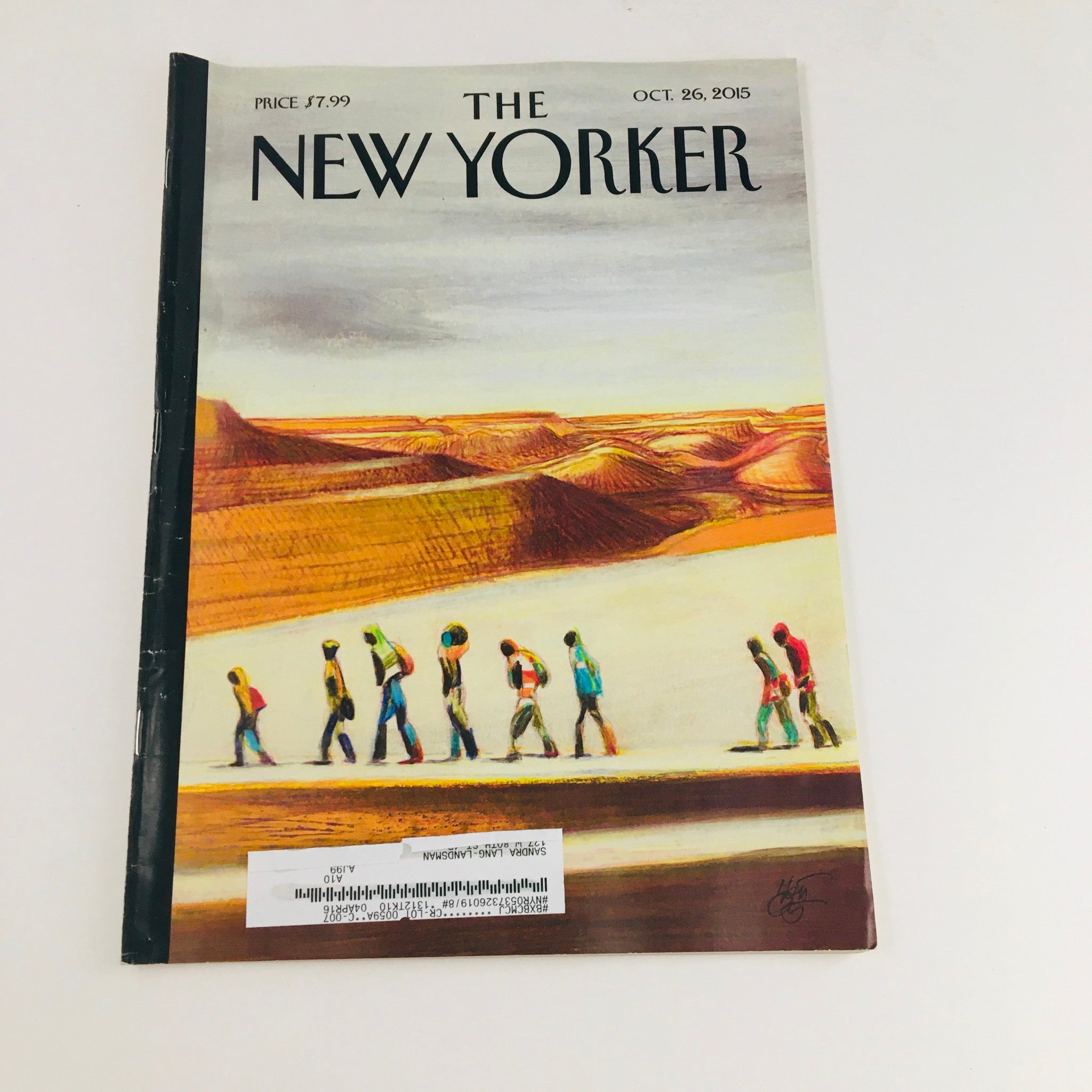 The New Yorker October 26 2015 Full Magazine Theme Cover by Lorenzo Mattotti VG