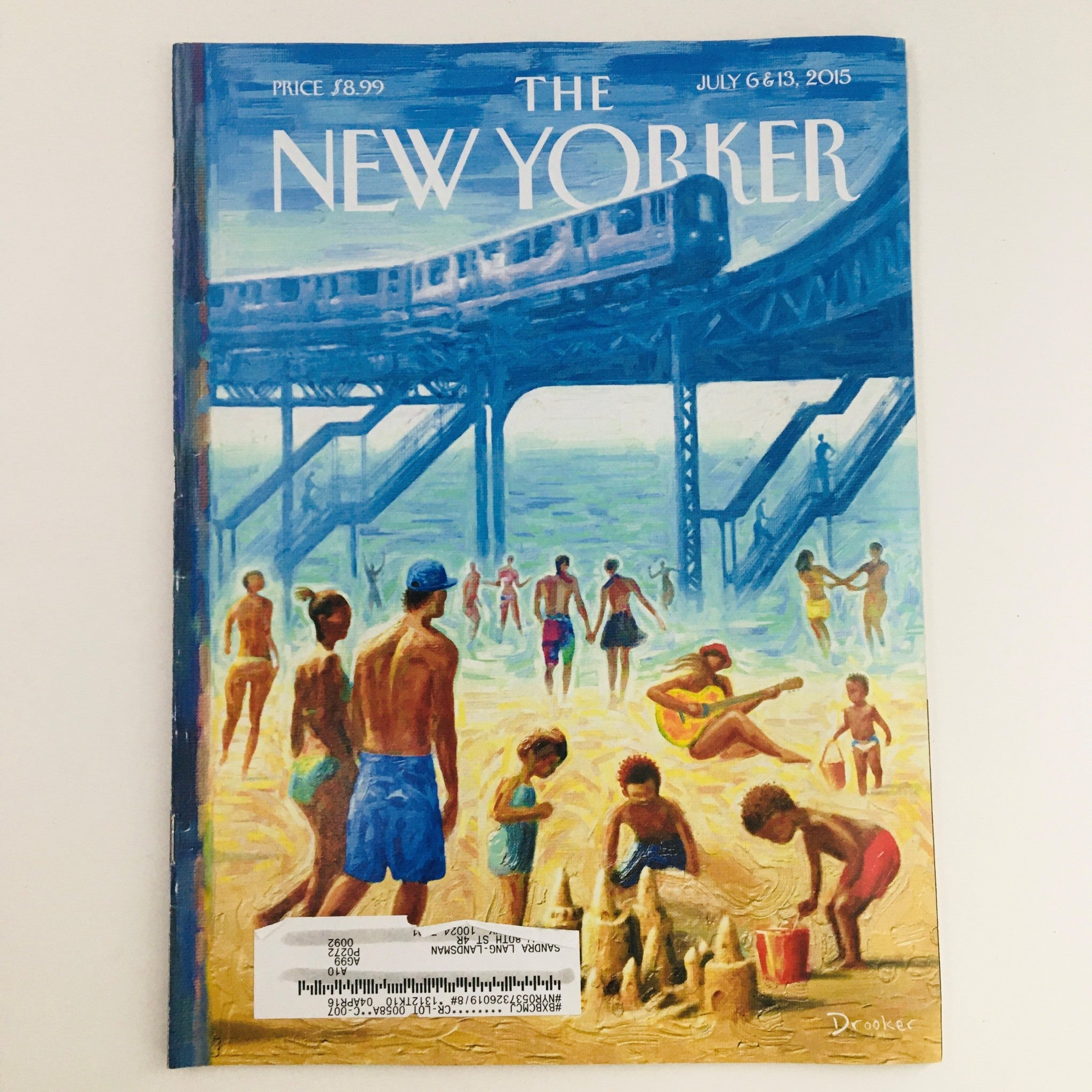 The New Yorker July 6 2015 Full Magazine Theme Cover by Eric Drooker VG