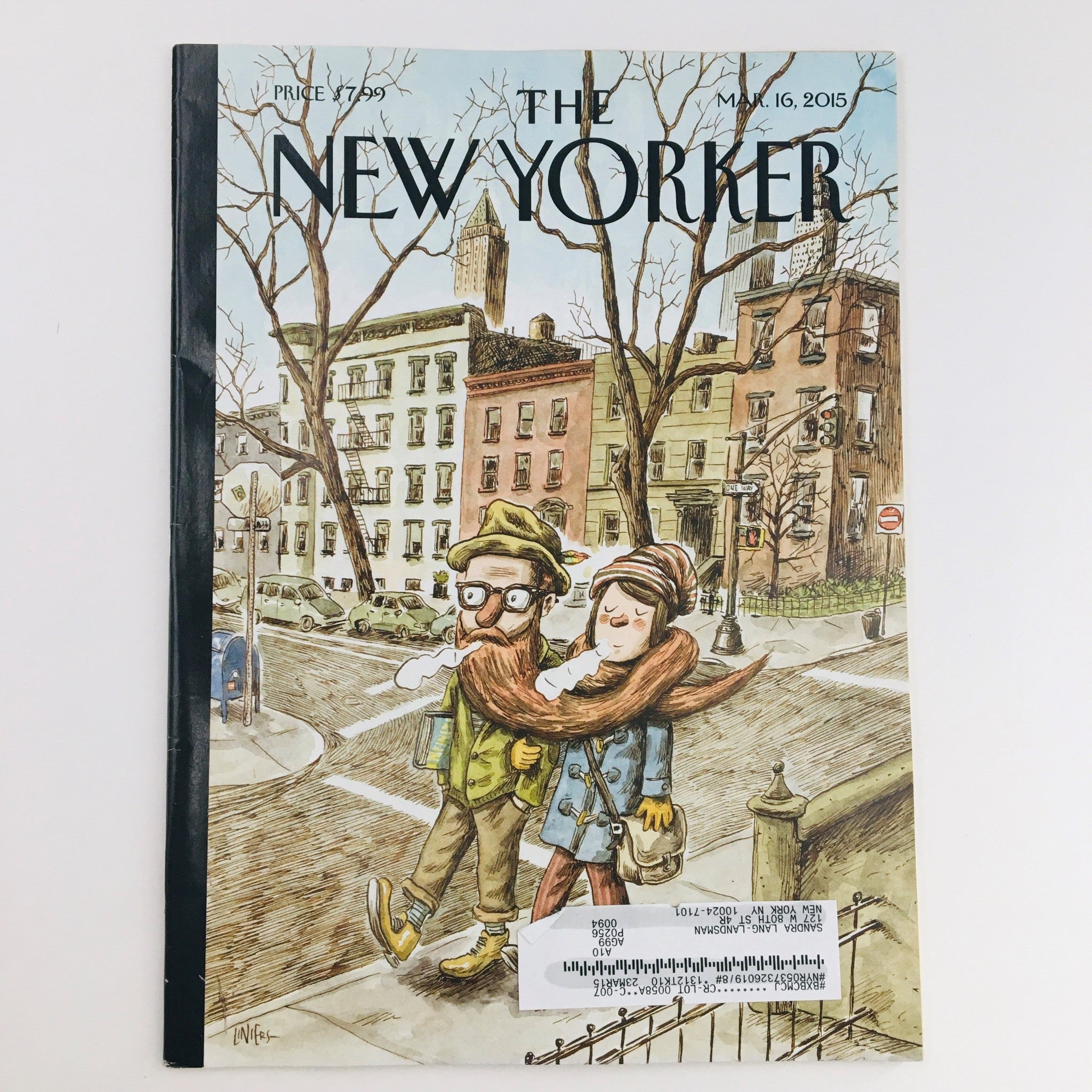 The New Yorker March 16 2015 Full Magazine Theme Cover by Liniers VG