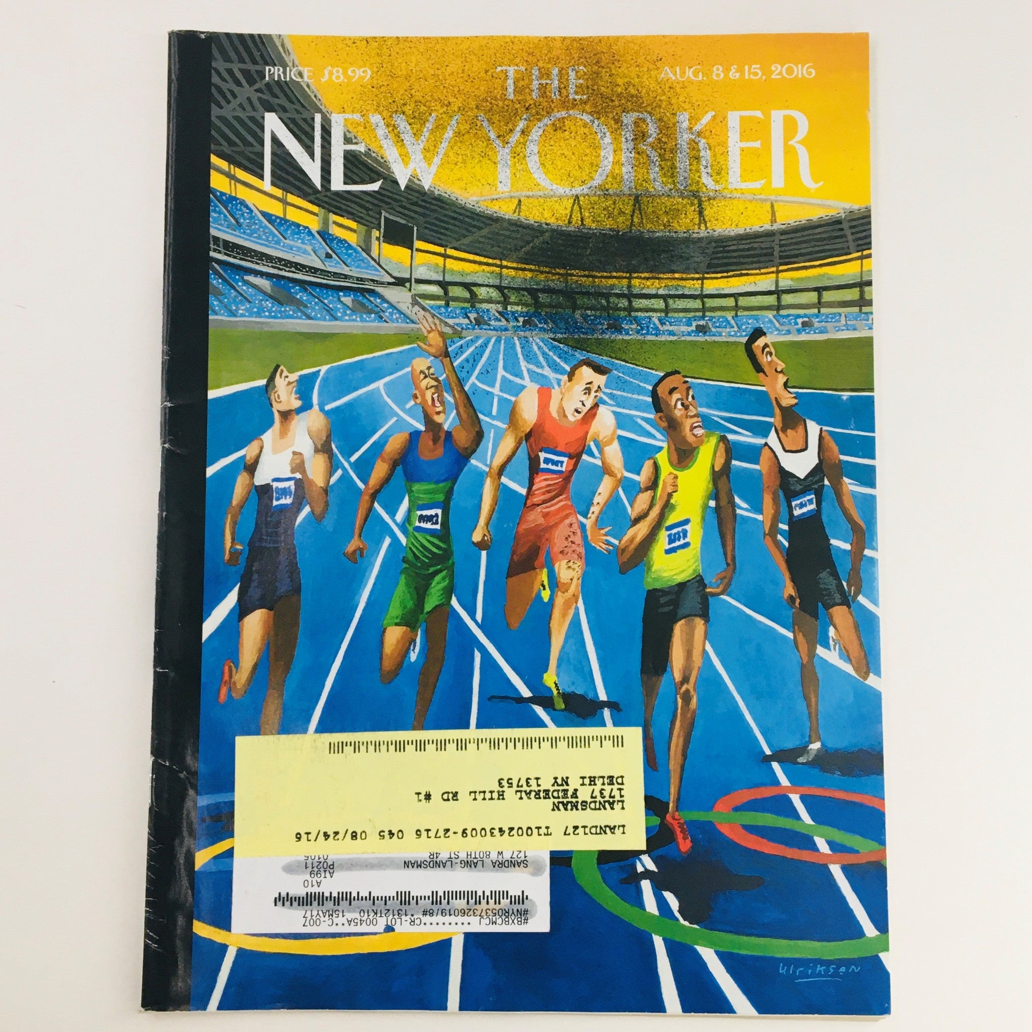 The New Yorker August 8 2016 Full Magazine Theme Cover by Mark Ulriksen VG