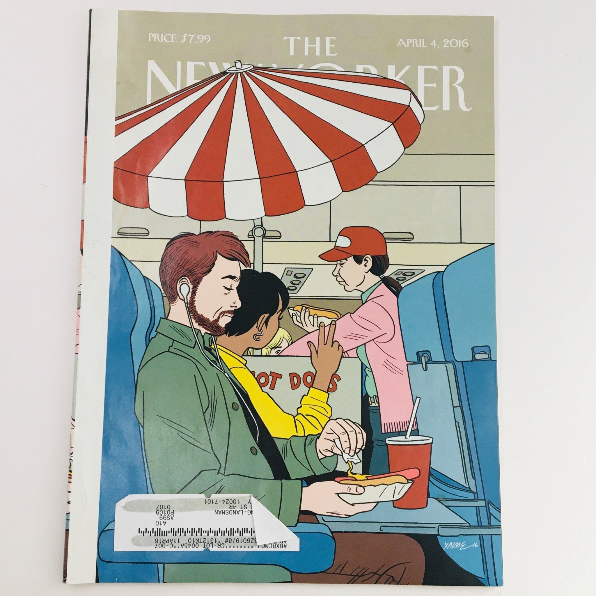 The New Yorker April 4 2016 Full Magazine Theme Cover by Jaime Hernandez VG