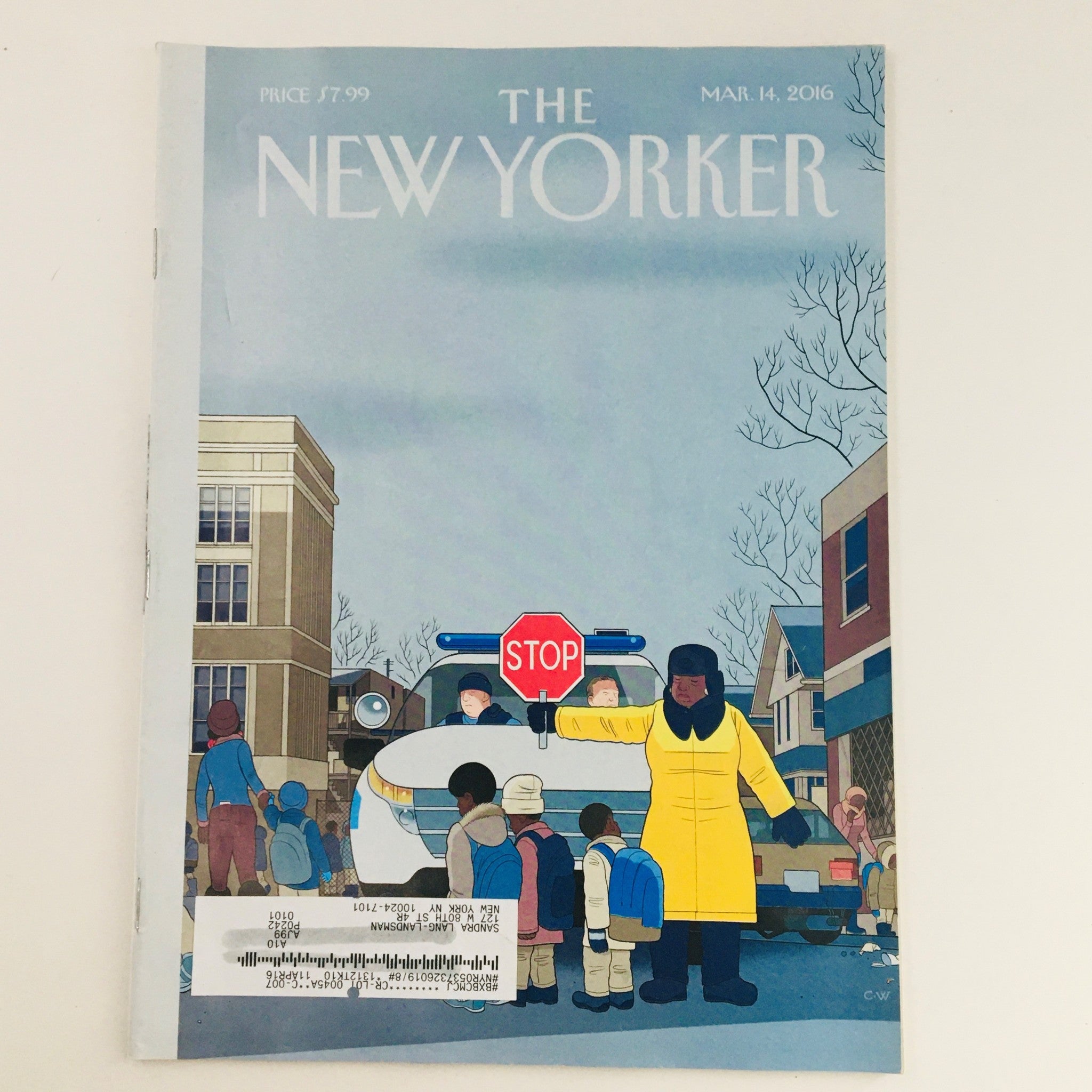 The New Yorker March 14 2016 Full Magazine Theme Cover by Chris Ware VG