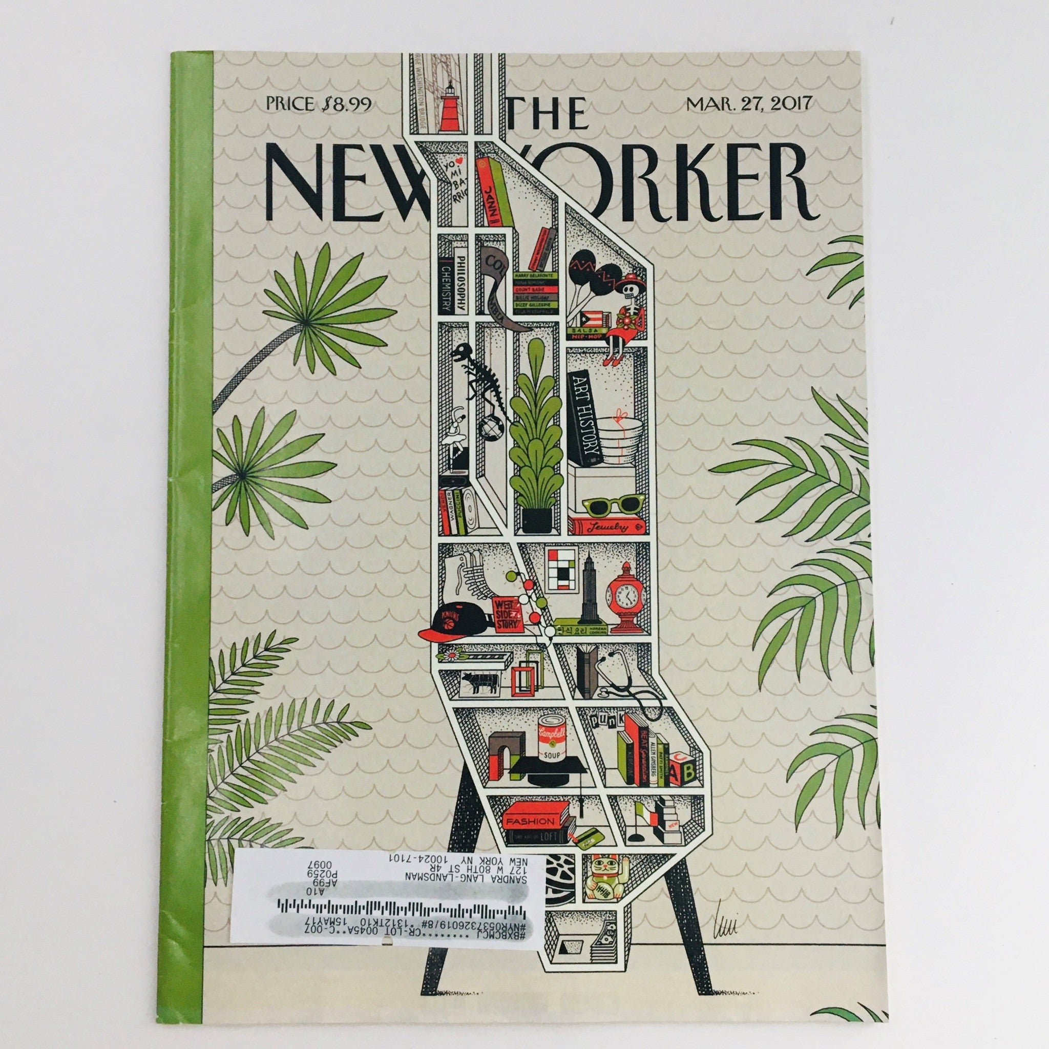 The New Yorker March 27 2017 Full Magazine Theme Cover by Luci Gutiérrez VG