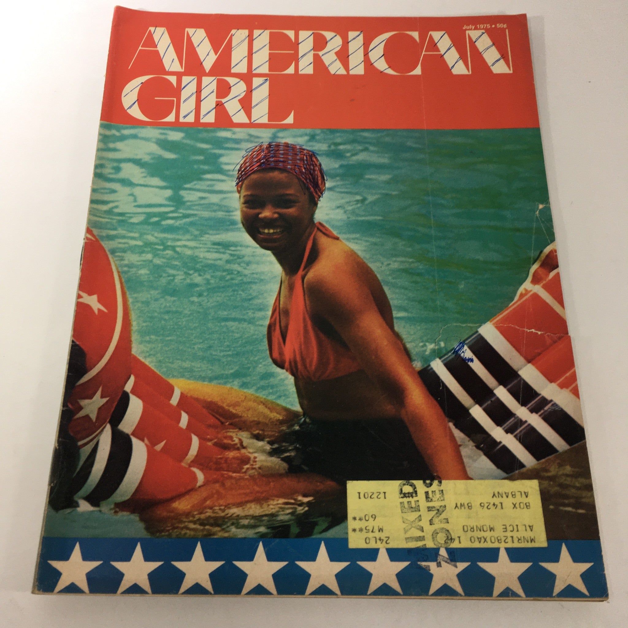 VTG American Girl Magazine: July 1975 - Flight To Freedom / Woman on Swimsuit