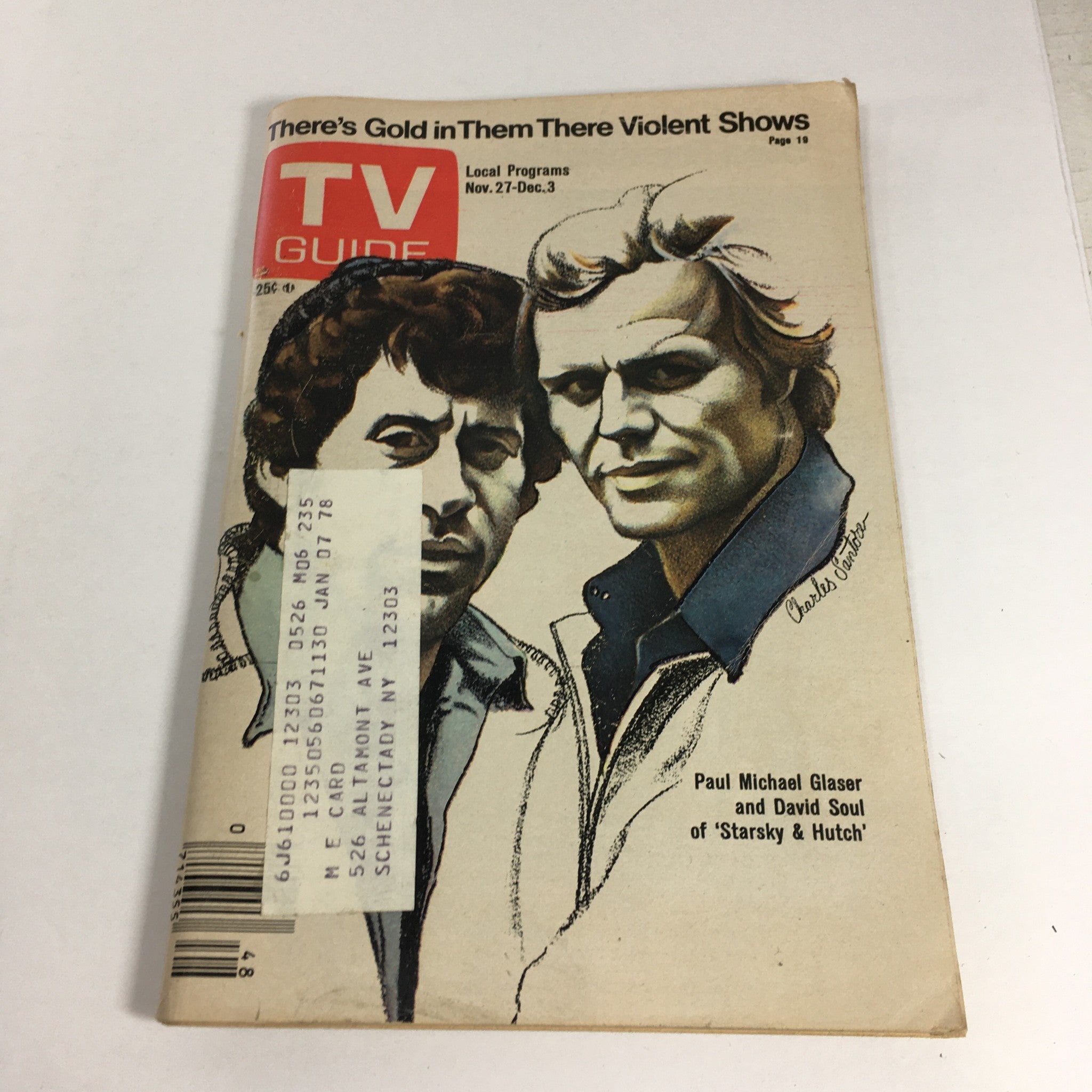 VTG TV Guide Magazine: November 27 1976 - Paul Michael Glaser And David Soul