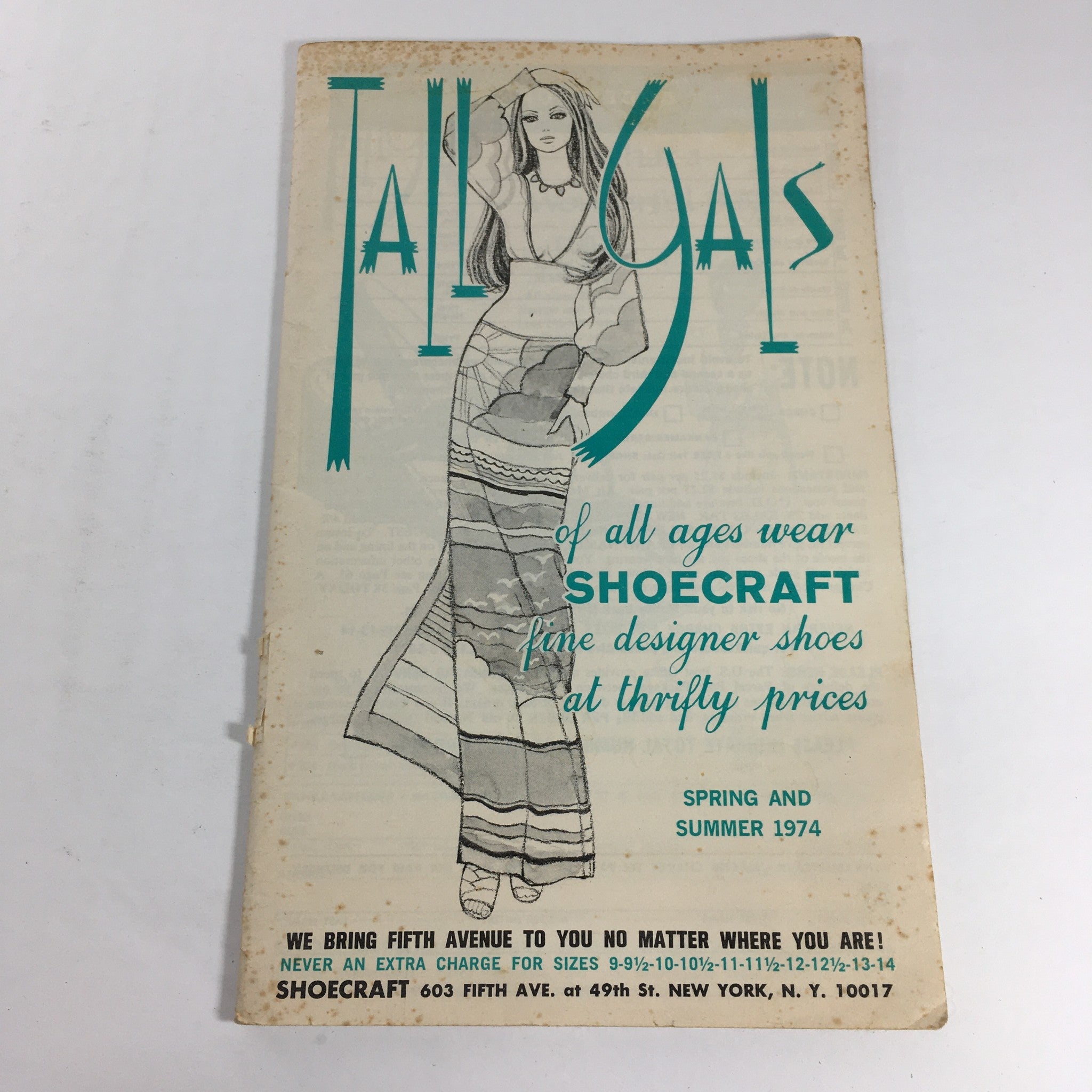 VTG Tall Gals Catalog: Spring & Summer 1974 - Shoes Store Price Guide