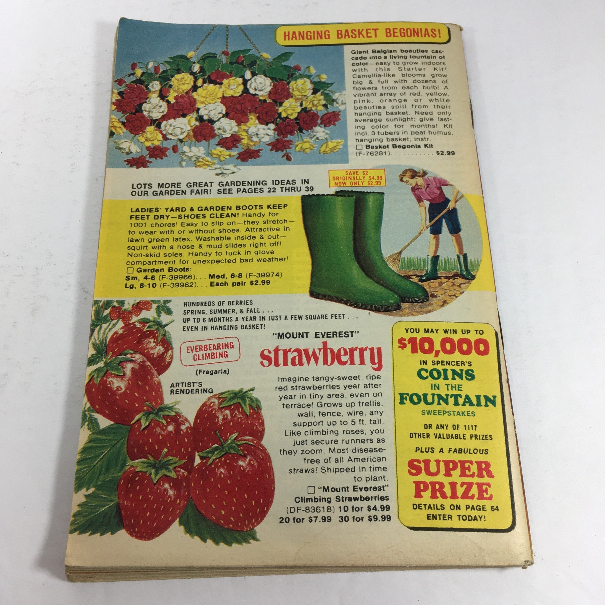 VTG Spencer Catalog Of Gifts: January 1977 - Surprise Box Price Guide / No Label