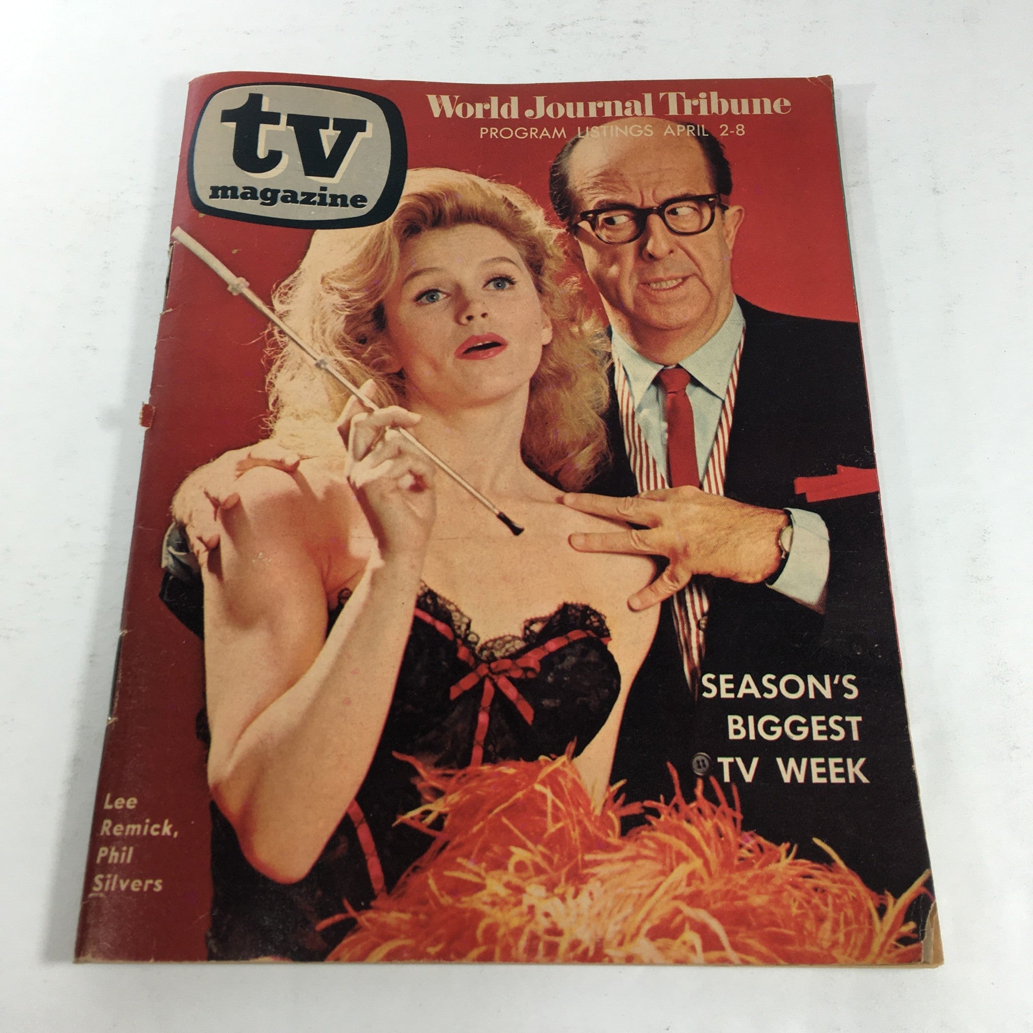 VTG TV Magazine: April 2-8 1967 - World Journal Tribute Lee Remick, Phil Silvers