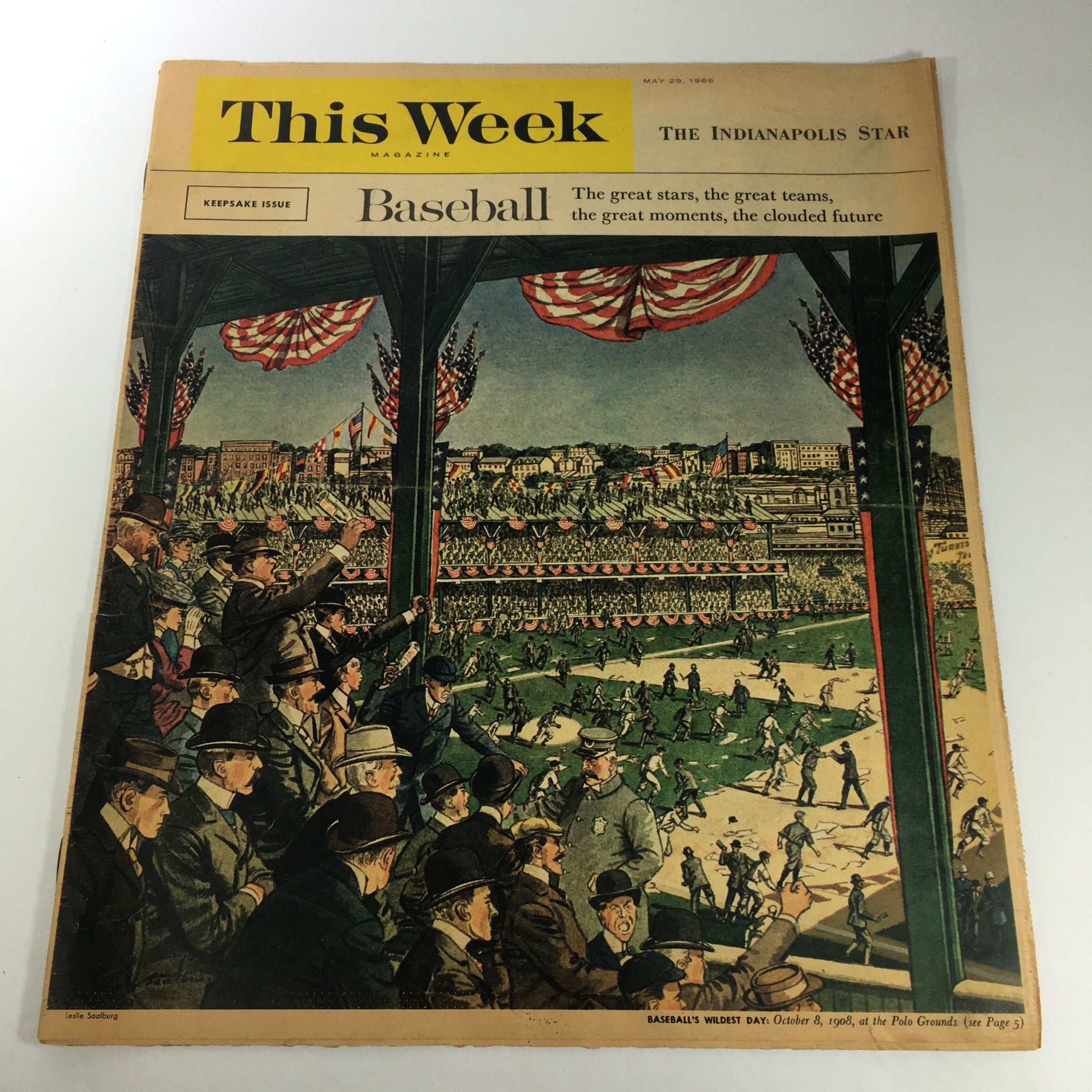 VTG This Week Magazine: May 29 1966 - The Indianapolis Star - Baseball Issue