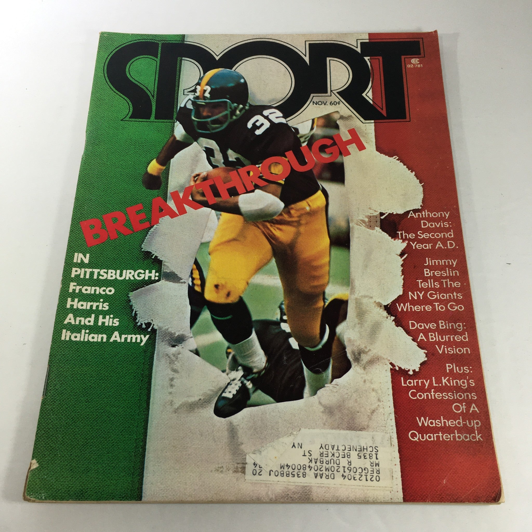 VTG Sport Magazine: November 1973 Vol. 56 No. 5 - Anthony Davis / Jimmy Breslin