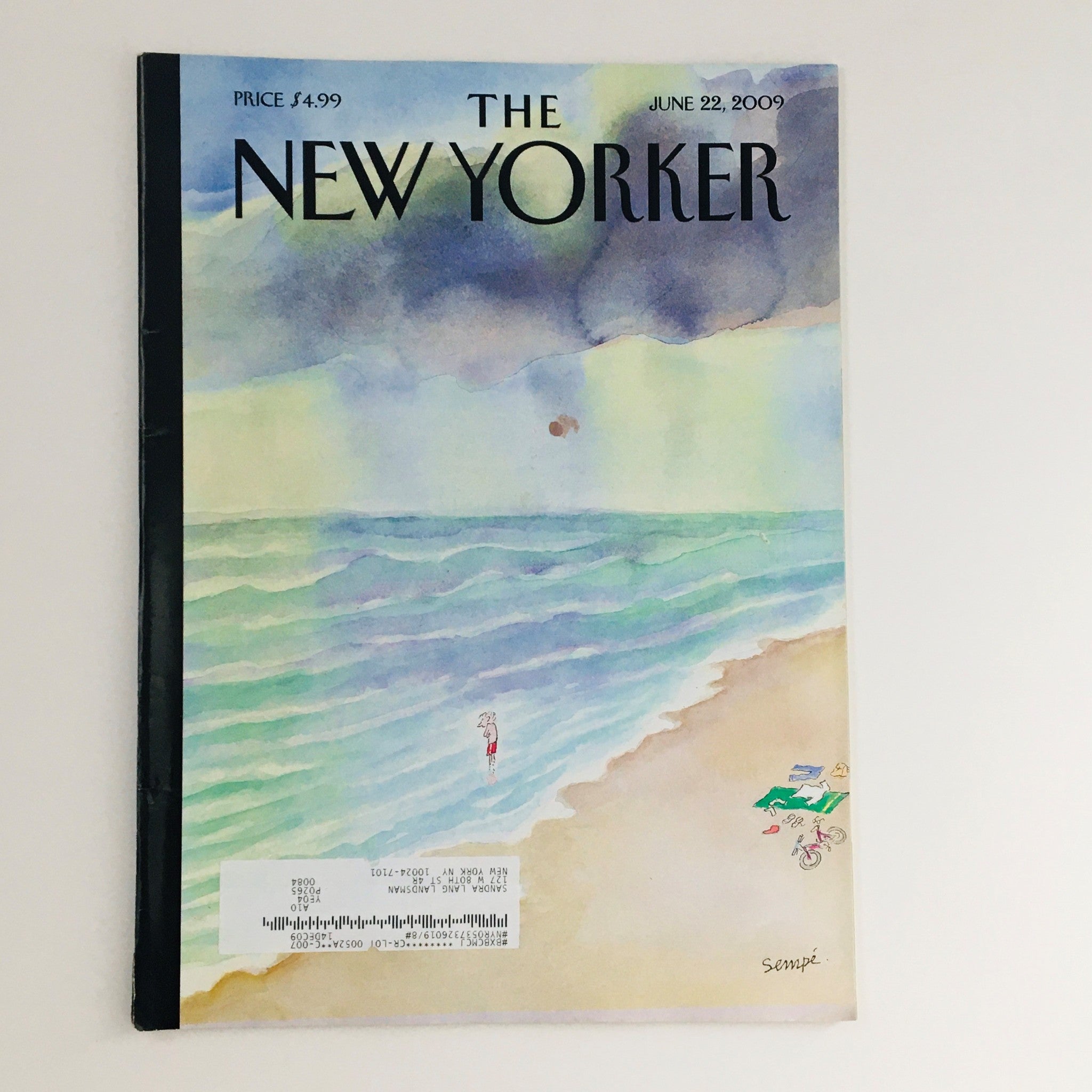 The New Yorker Full Magazine June 22 2009 Jumping In by Jean-Jacques Sempé VG