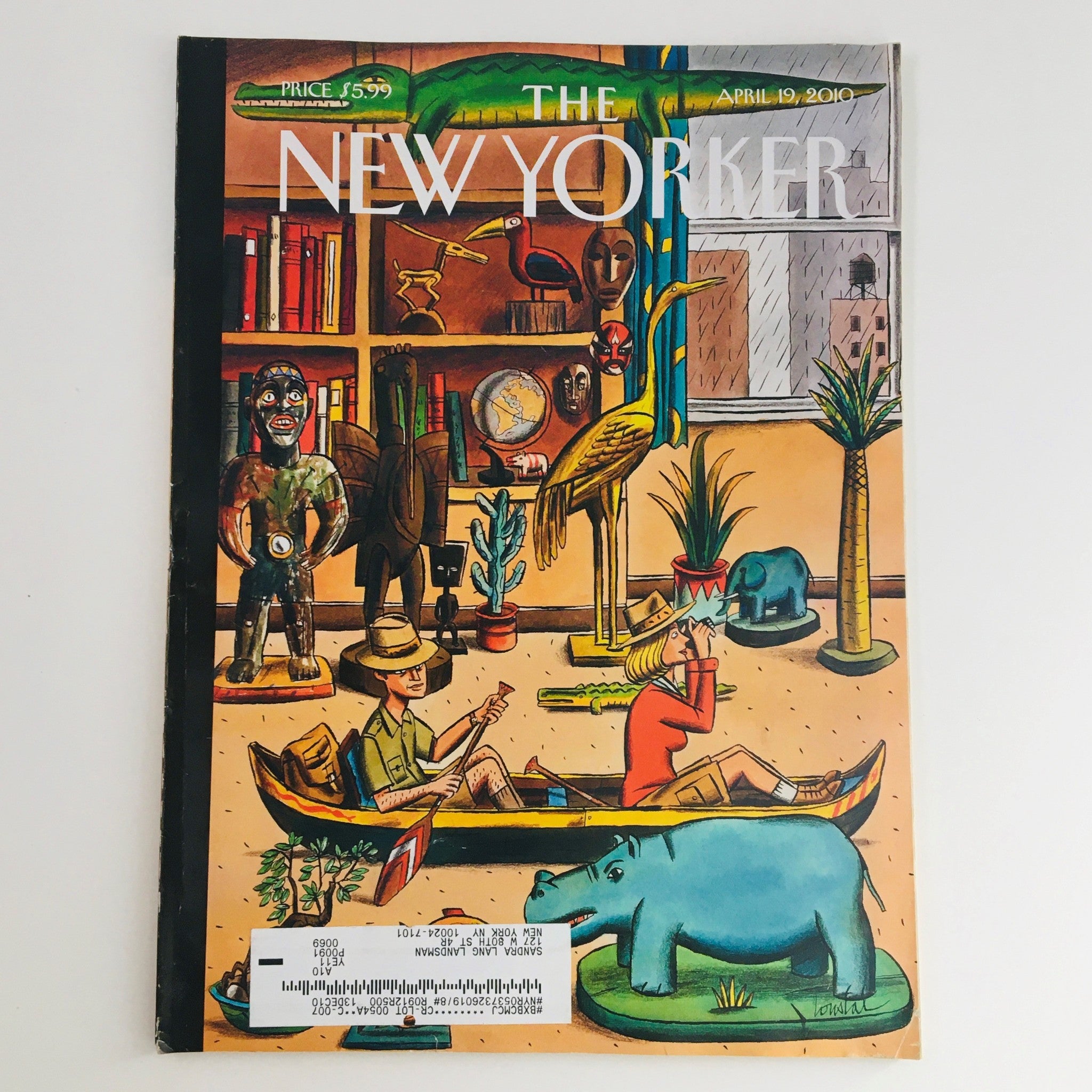 The New Yorker Full Magazine April 19 2010 The Collectors Jacques de Loustal VG