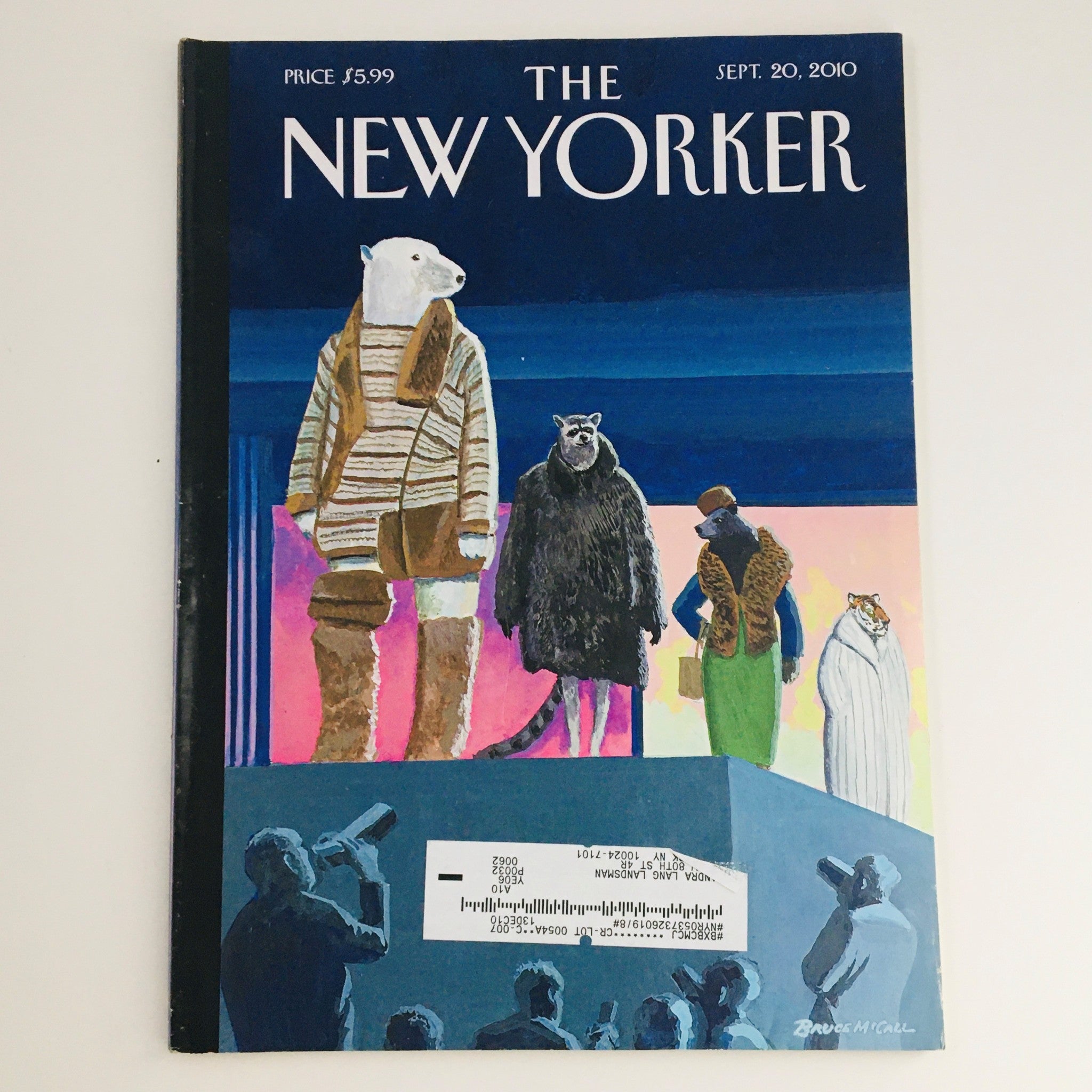 The New Yorker Full Magazine September 20 2010 Catwalk by Bruce McCall VG